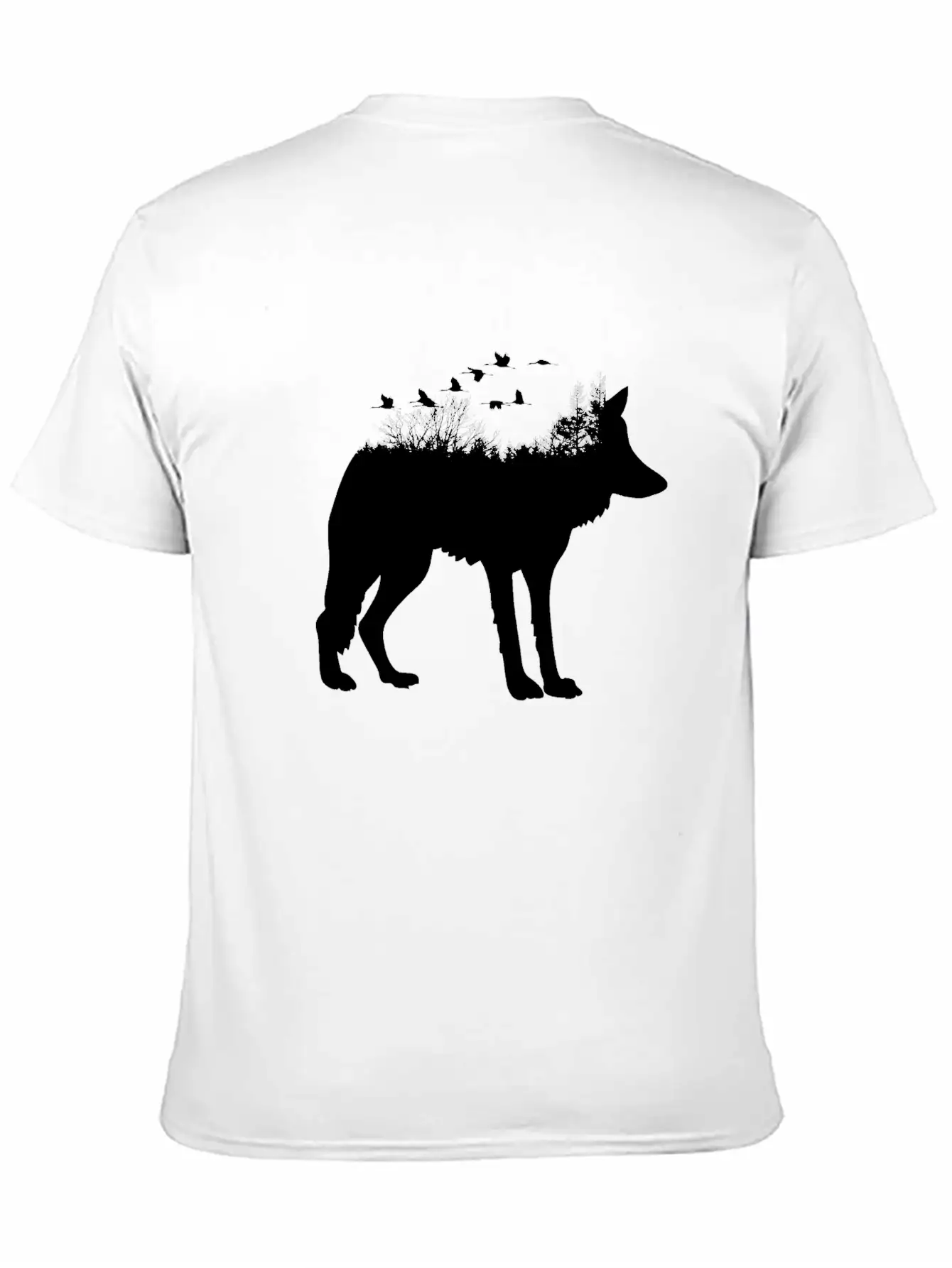Wolf Forest Casual Graphic T-Shirt – Simple And Comfortable Daily Wear