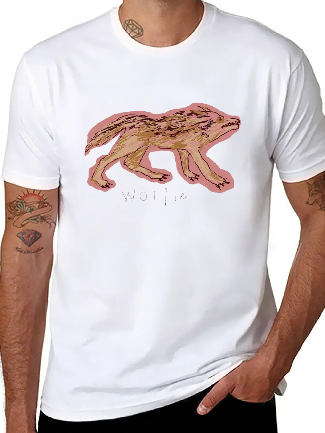 Wolfie B750BB6A 7EEC 4F57 8D44 35E794CDF144 Classic Cotton Tee – Unisex Comfort For Any Season
