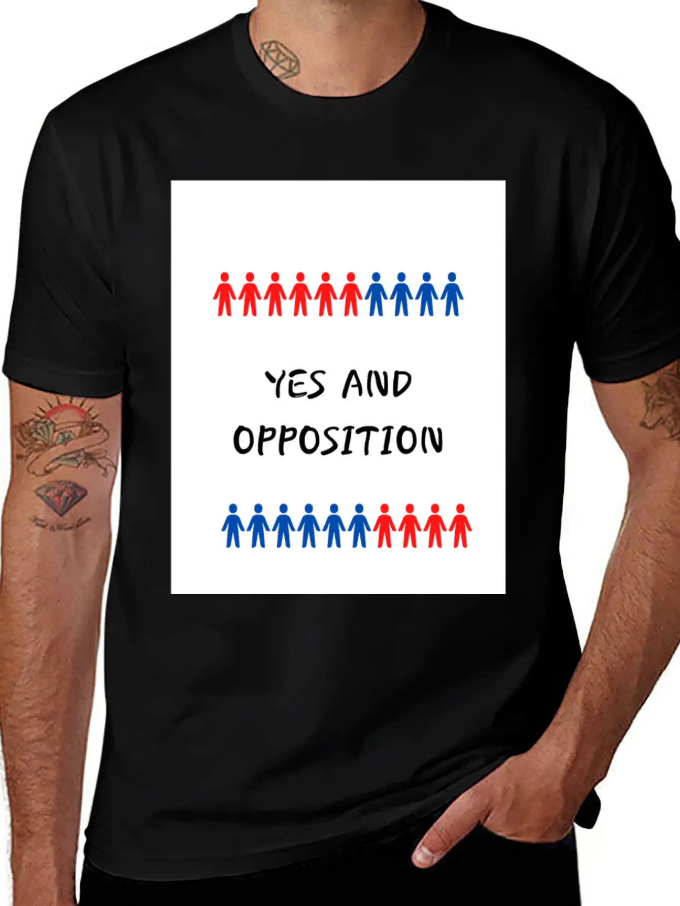 Yes And Opposition Classic Cotton Tee – Unisex Comfort For Any Season