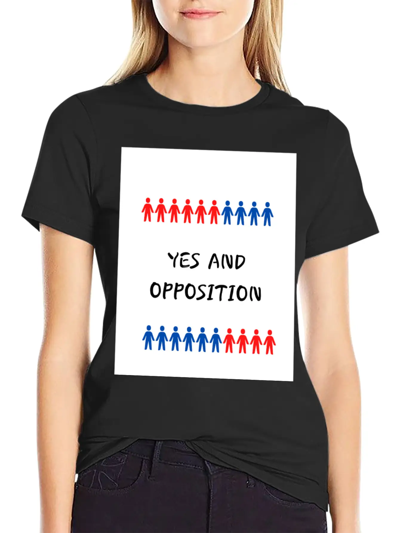 Yes And Opposition Classic Cotton Tee – Unisex Comfort For Any Season