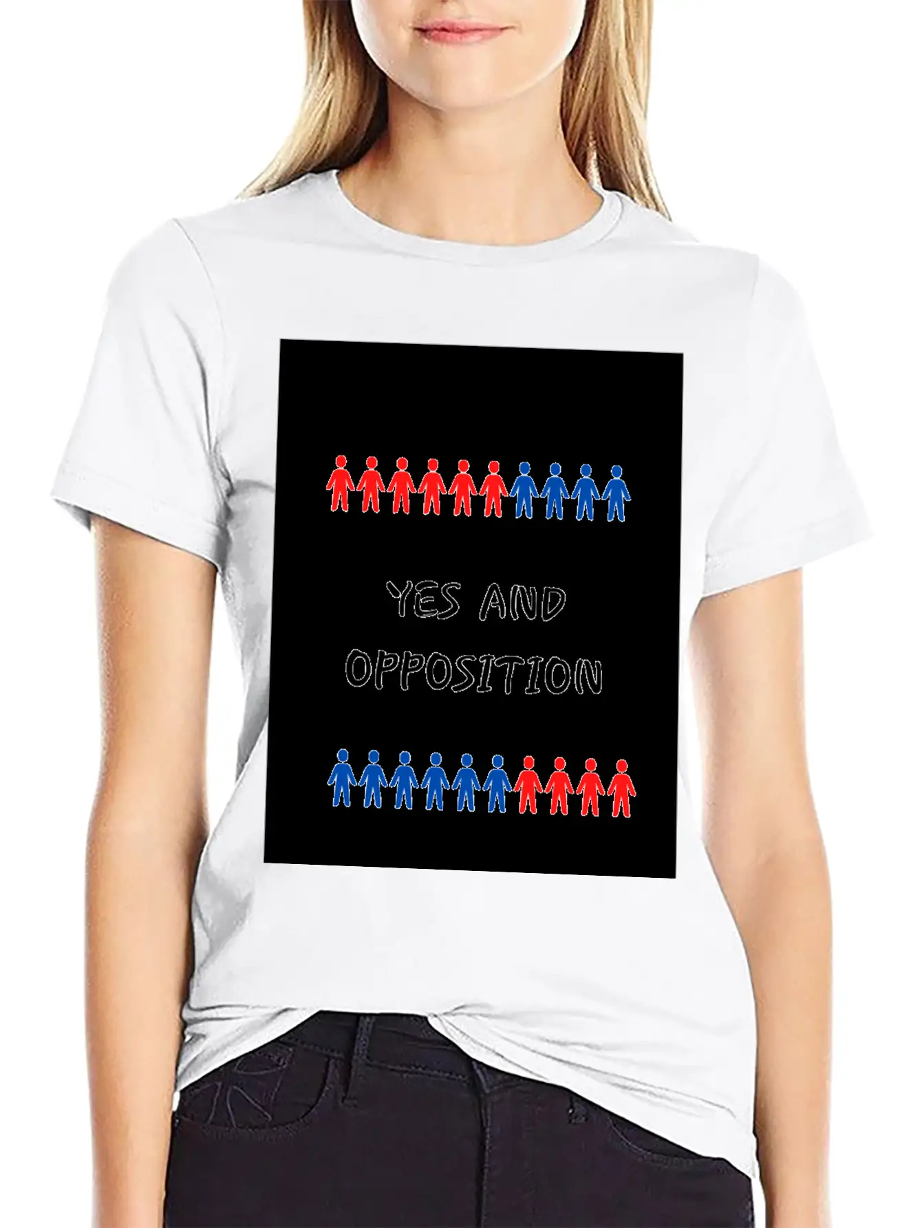 Yes And Opposition Classic Cotton Tee – Unisex Comfort For Any Season