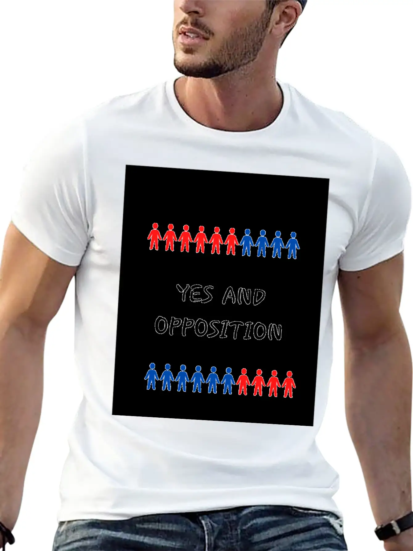 Yes And Opposition Classic Cotton Tee – Unisex Comfort For Any Season