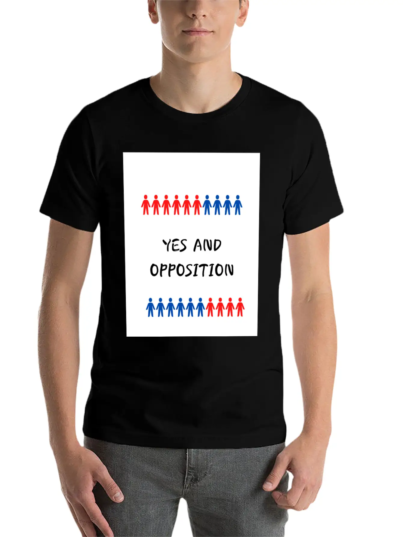 Yes And Opposition Classic Cotton Tee – Unisex Comfort For Any Season