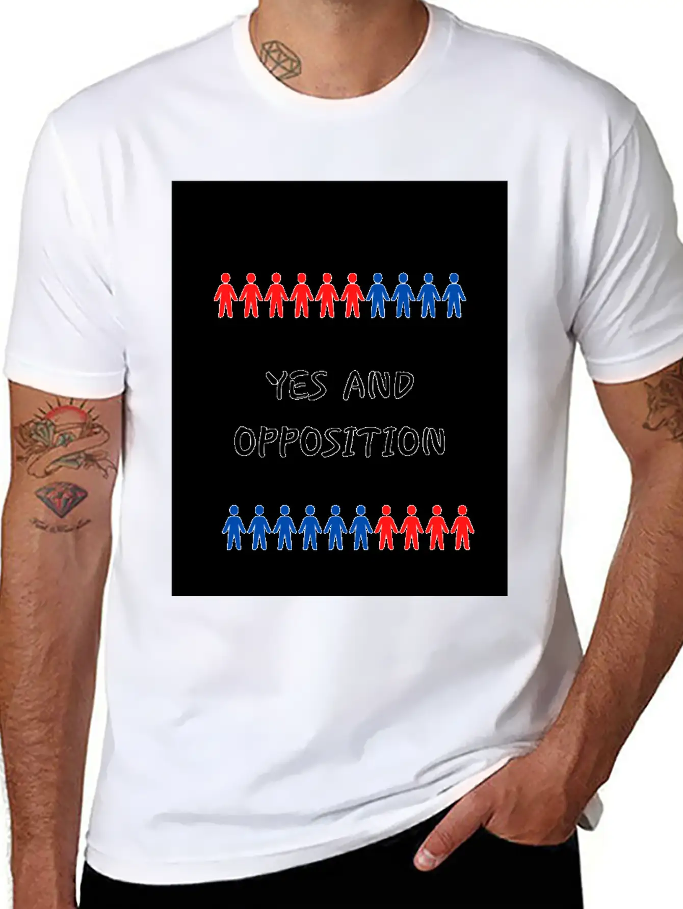 Yes And Opposition Classic Cotton Tee – Unisex Comfort For Any Season