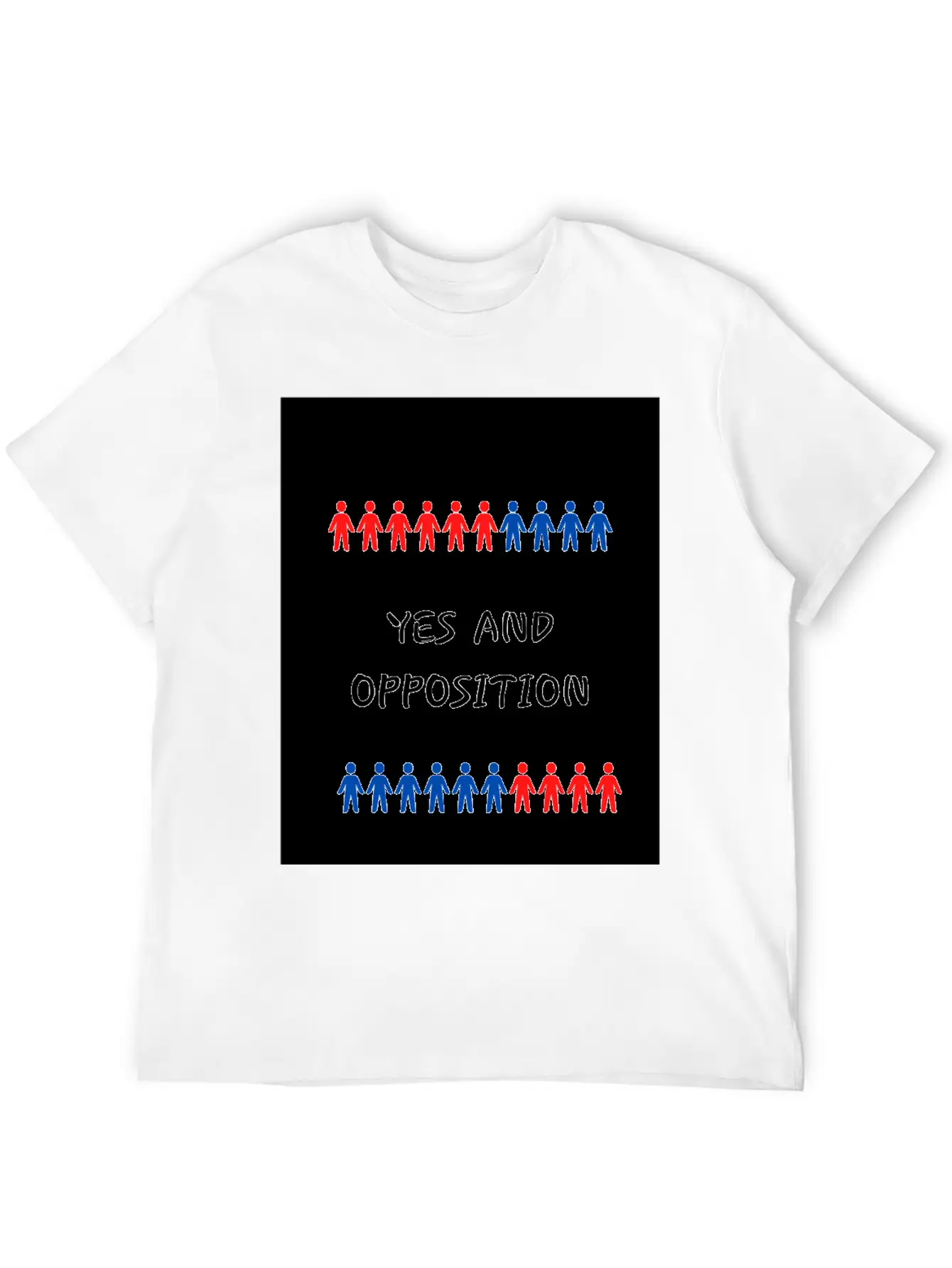 Yes And Opposition Classic Cotton Tee – Unisex Comfort For Any Season