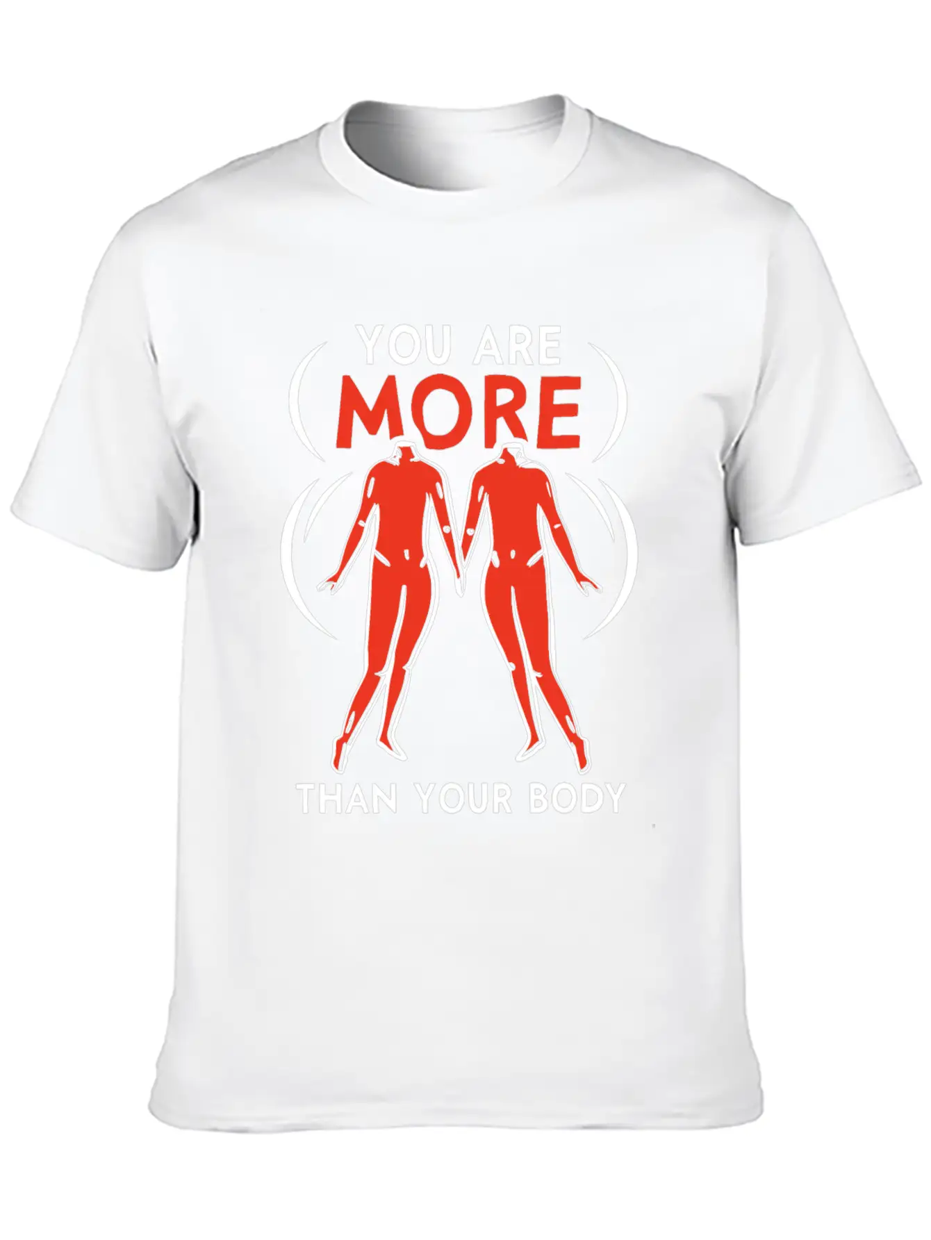 You Are More Than Your Body Mocking Body Shaming Classic Cotton Tee – Unisex Comfort For Any Season