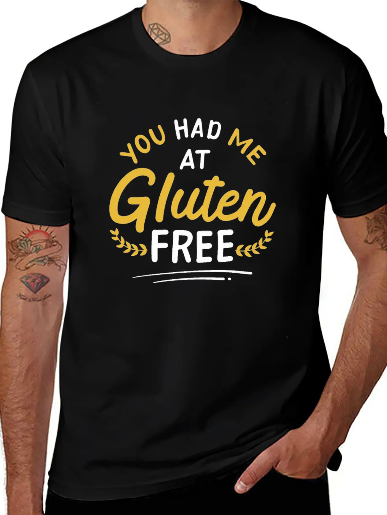 You Had Me At Gluten Free Lifestyle Celiac Disease Classic Cotton Tee – Unisex Comfort For Any Season
