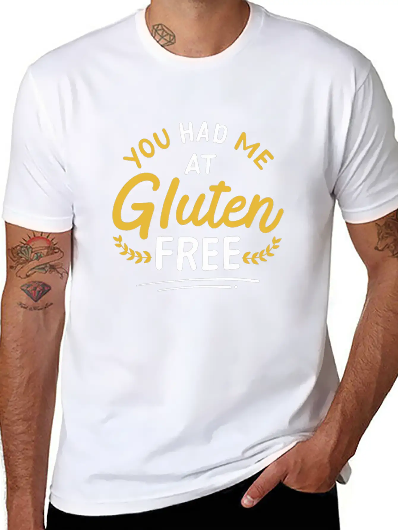 You Had Me At Gluten Free Lifestyle Celiac Disease Classic Cotton Tee – Unisex Comfort For Any Season