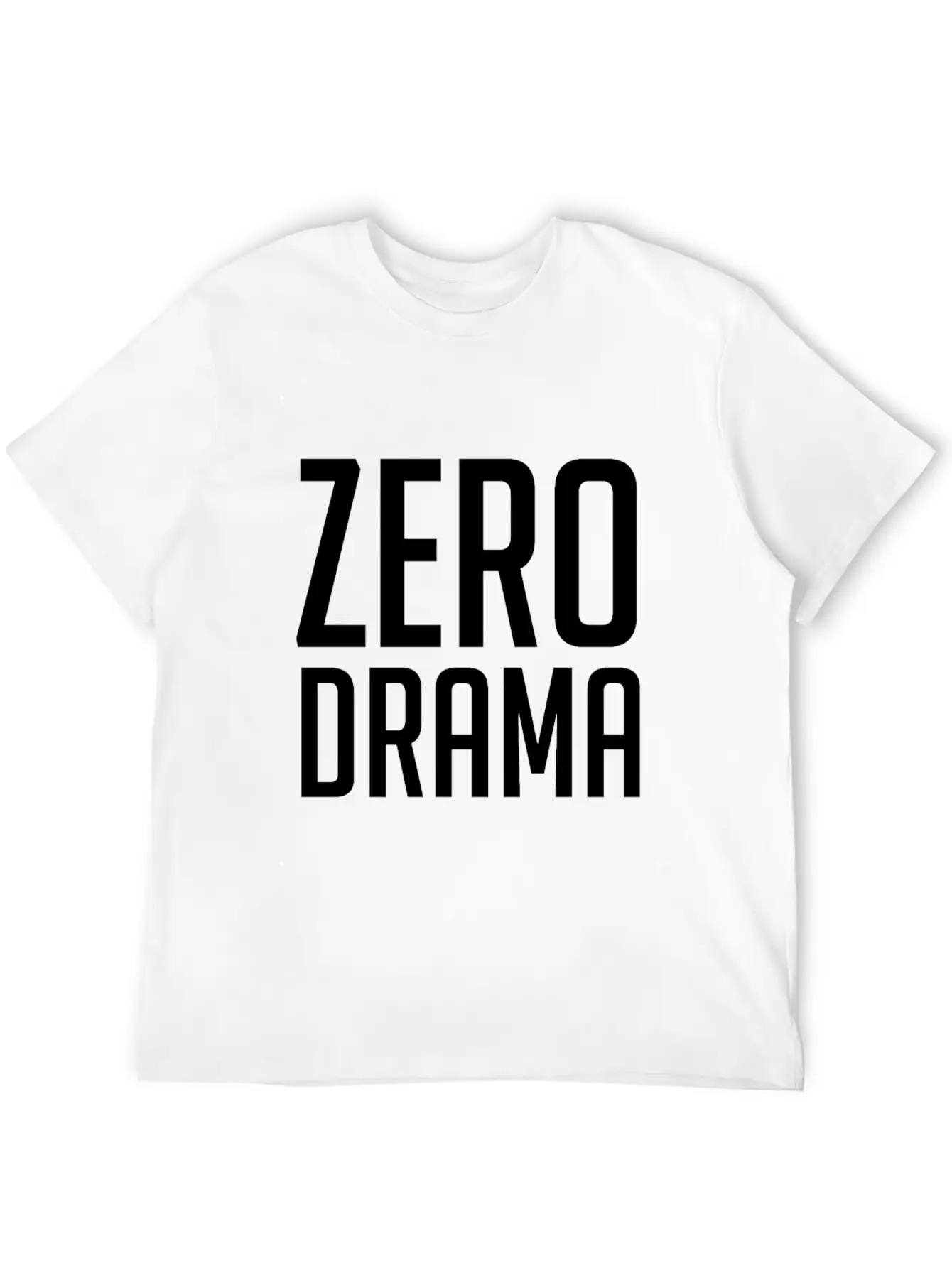 Zero Drama Casual Graphic T-Shirt – Simple And Comfortable Daily Wear