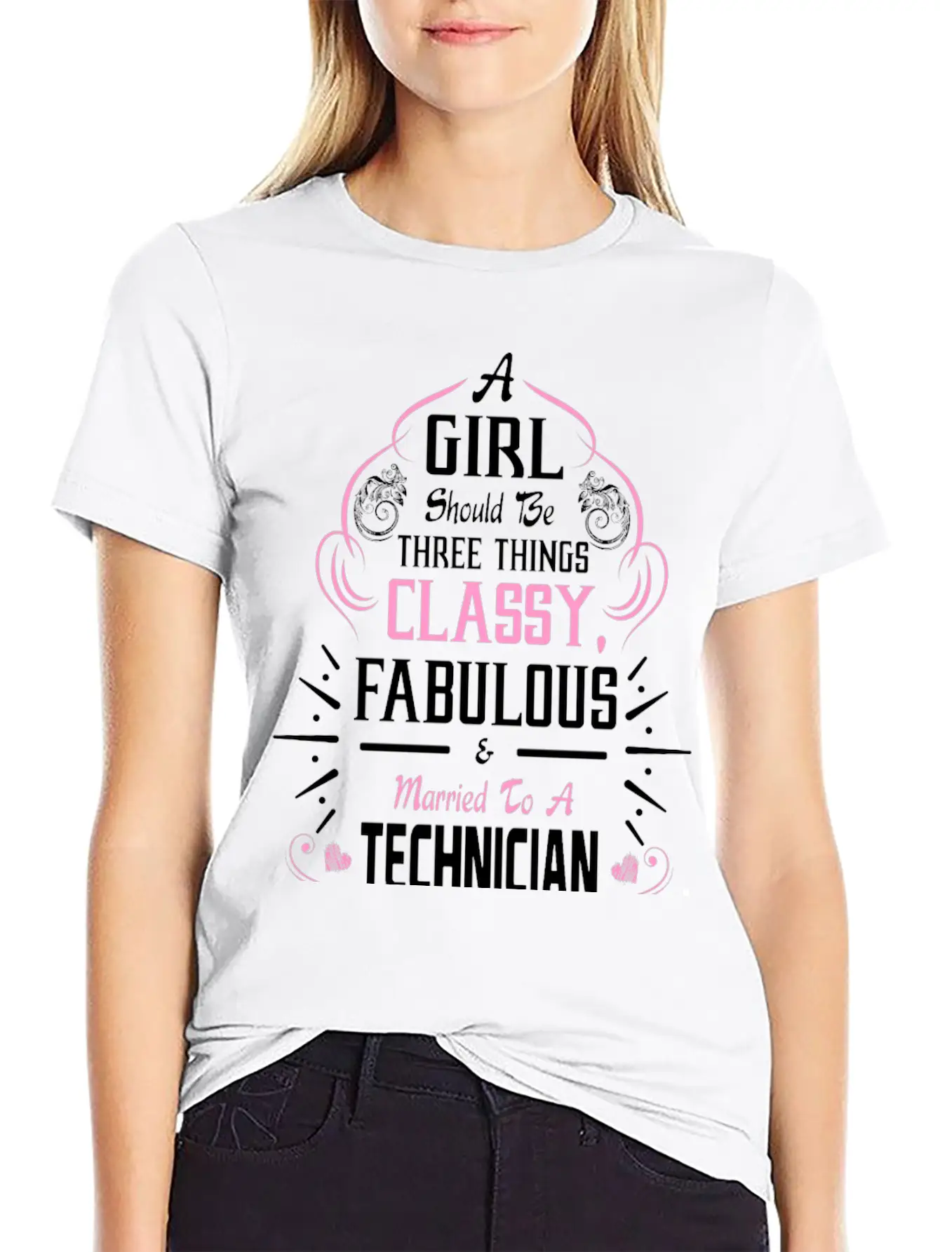 A Girl Should Be Three Things Classy Fabulous & Casual Graphic T-Shirt – Simple And Comfortable Daily Wear