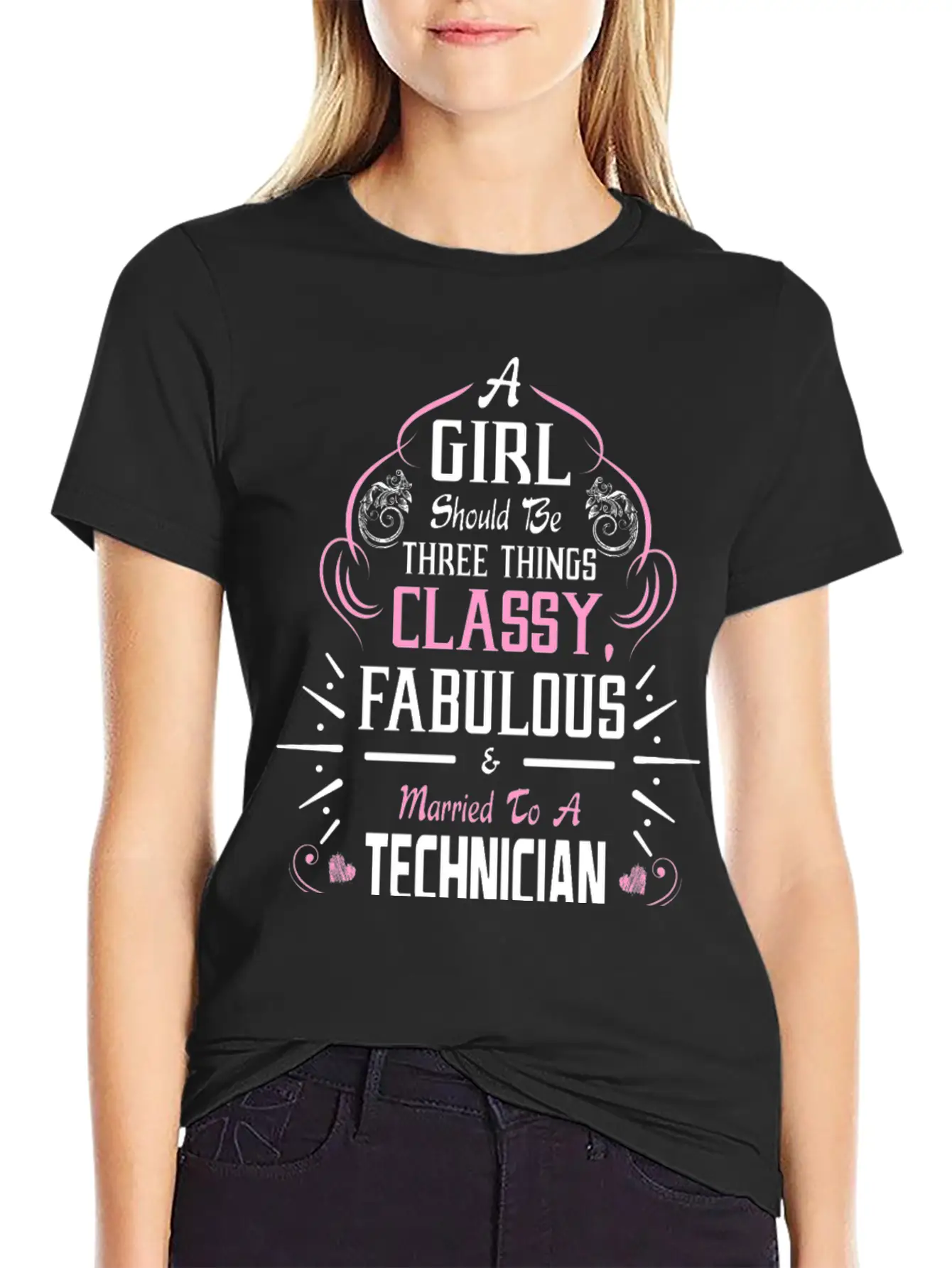 A Girl Should Be Three Things Classy Fabulous & Casual Graphic T-Shirt – Simple And Comfortable Daily Wear