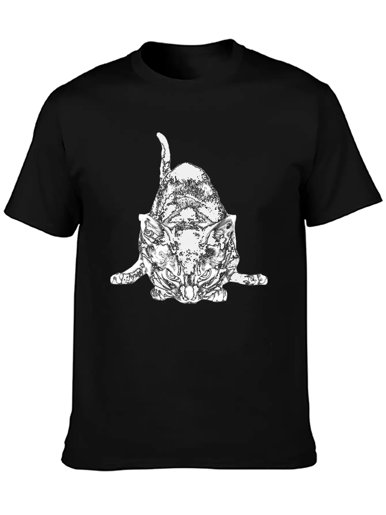 ANGRY CAT Classic Cotton Tee – Unisex Comfort For Any Season