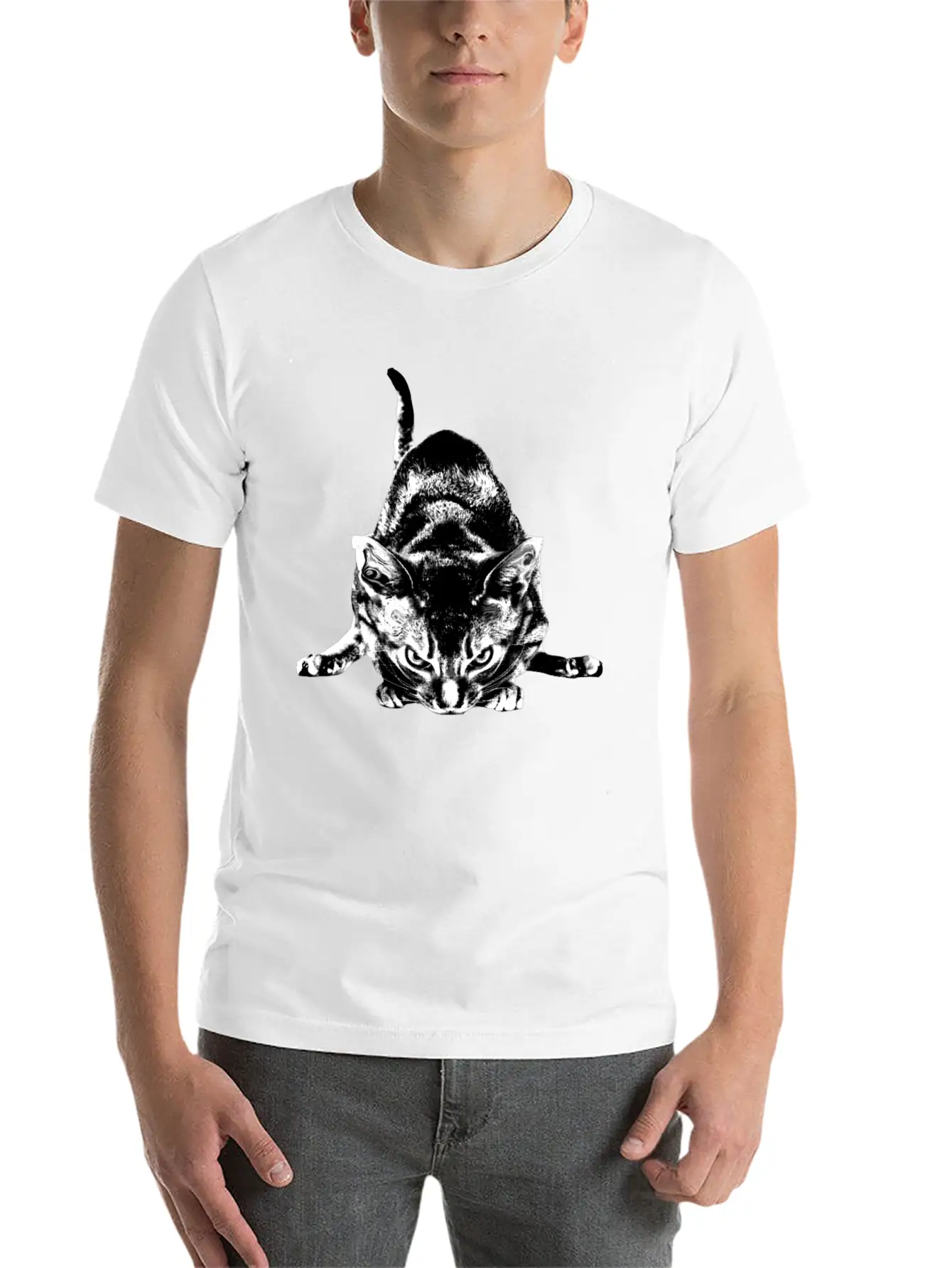 ANGRY CAT Classic Cotton Tee – Unisex Comfort For Any Season
