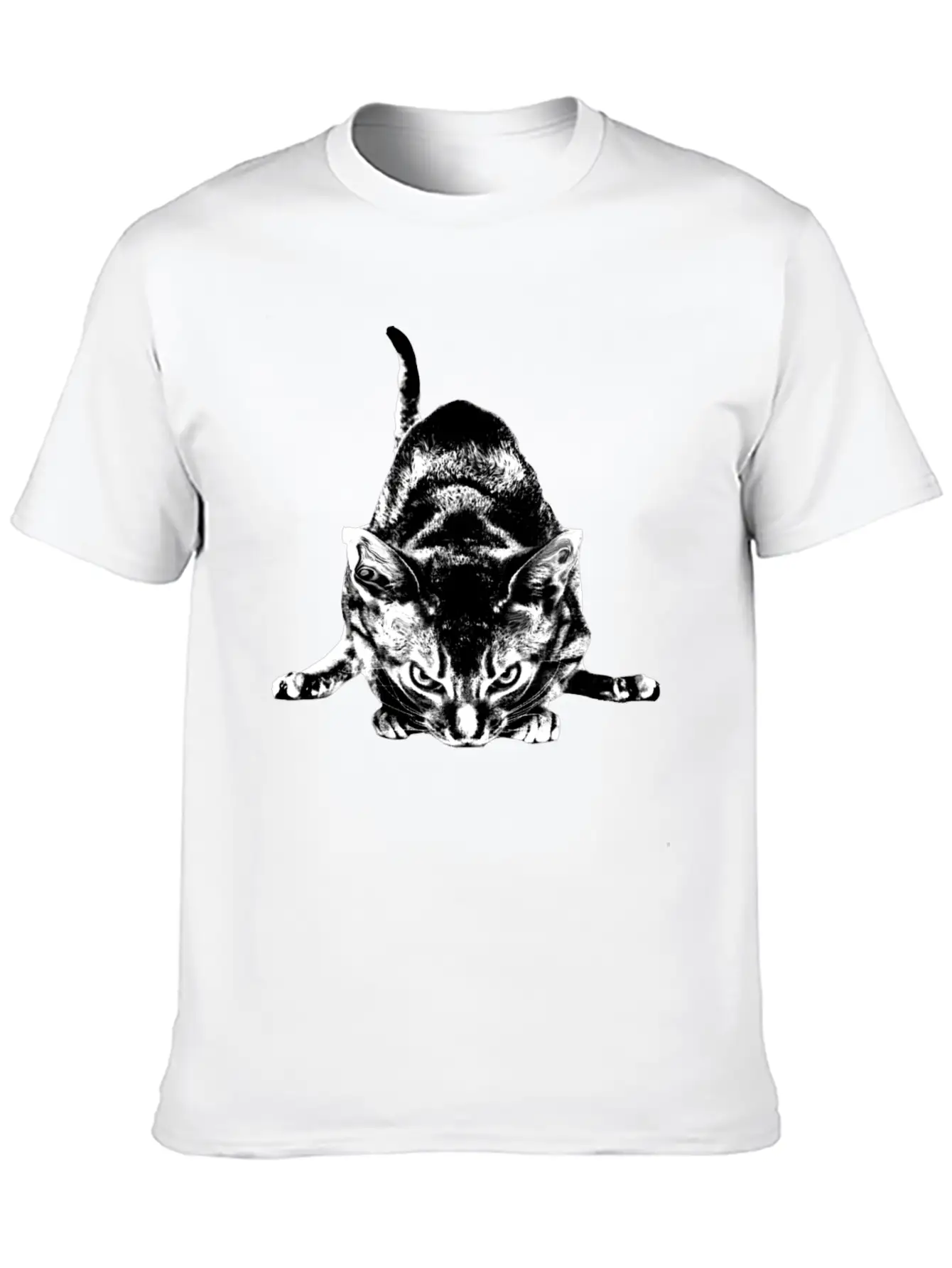 ANGRY CAT Classic Cotton Tee – Unisex Comfort For Any Season