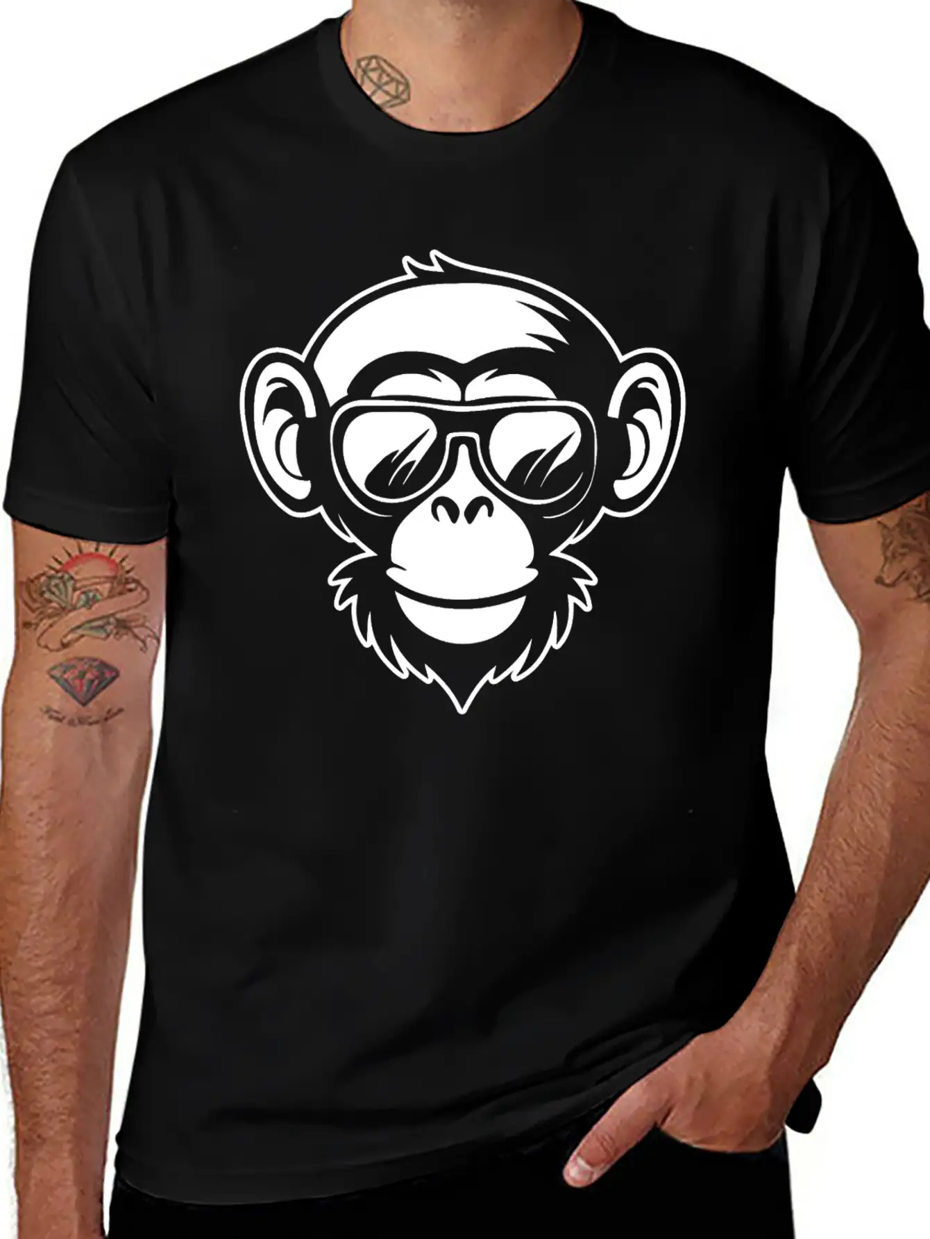 Ape Face Apes Apelike Jungle Primate Classic Cotton Tee – Unisex Comfort For Any Season