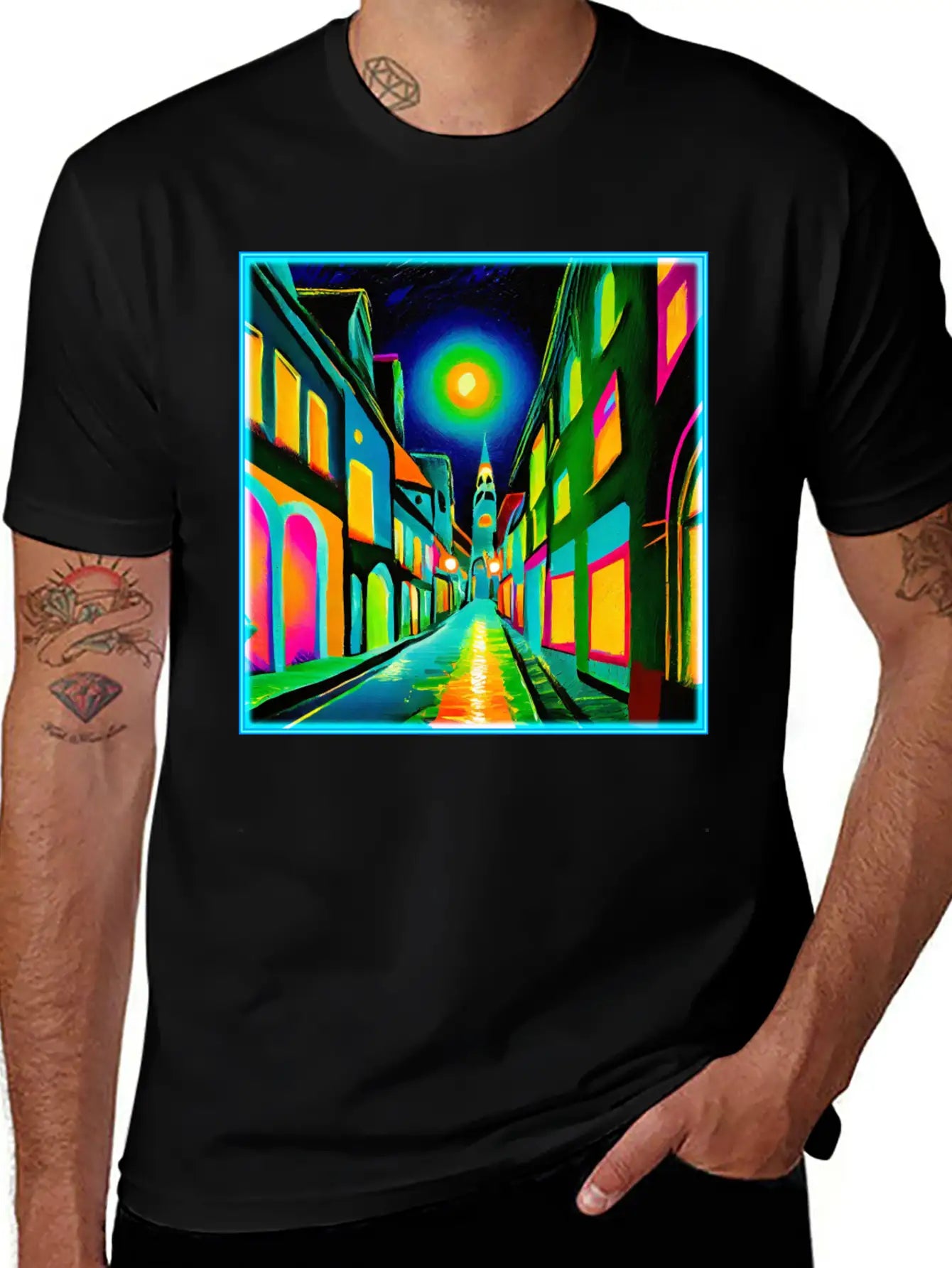 ART DECO Striding & Strolling Classic Cotton Tee – Unisex Comfort For Any Season