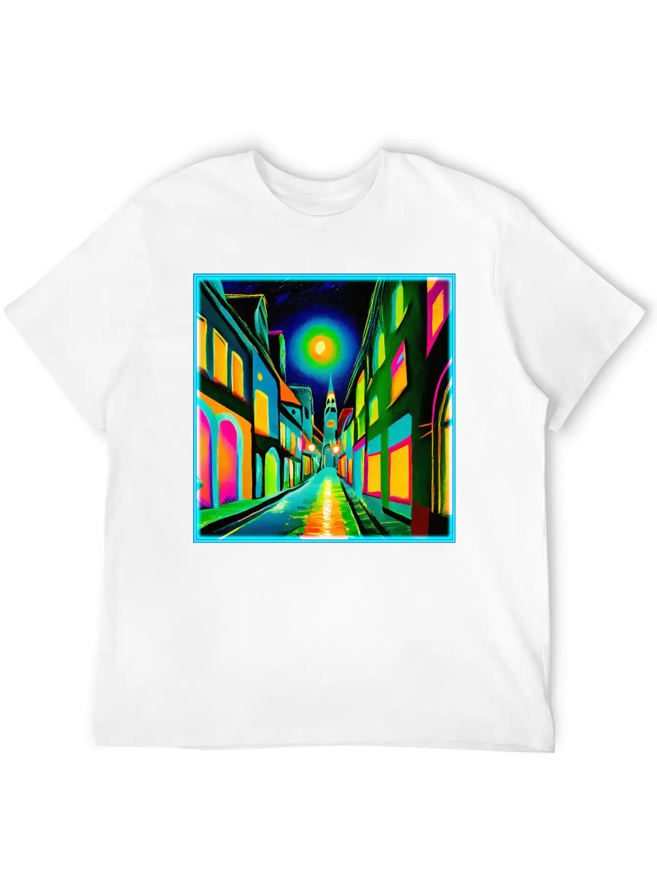 ART DECO Striding & Strolling Classic Cotton Tee – Unisex Comfort For Any Season
