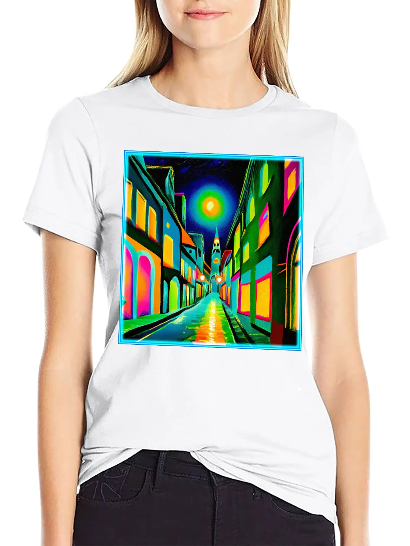 ART DECO Striding & Strolling Classic Cotton Tee – Unisex Comfort For Any Season