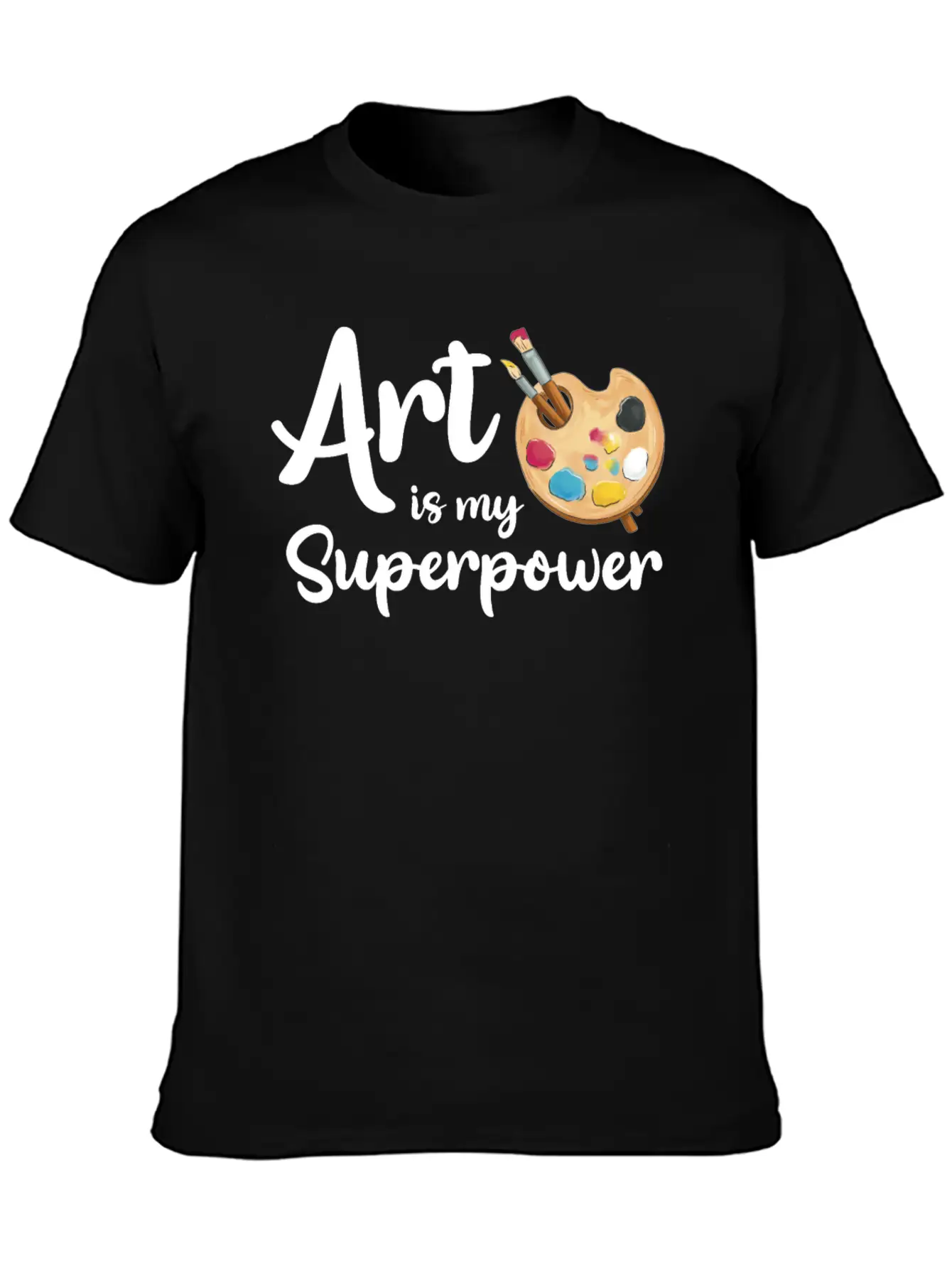 Art Is My Superpower Classic Cotton Tee – Unisex Comfort For Any Season
