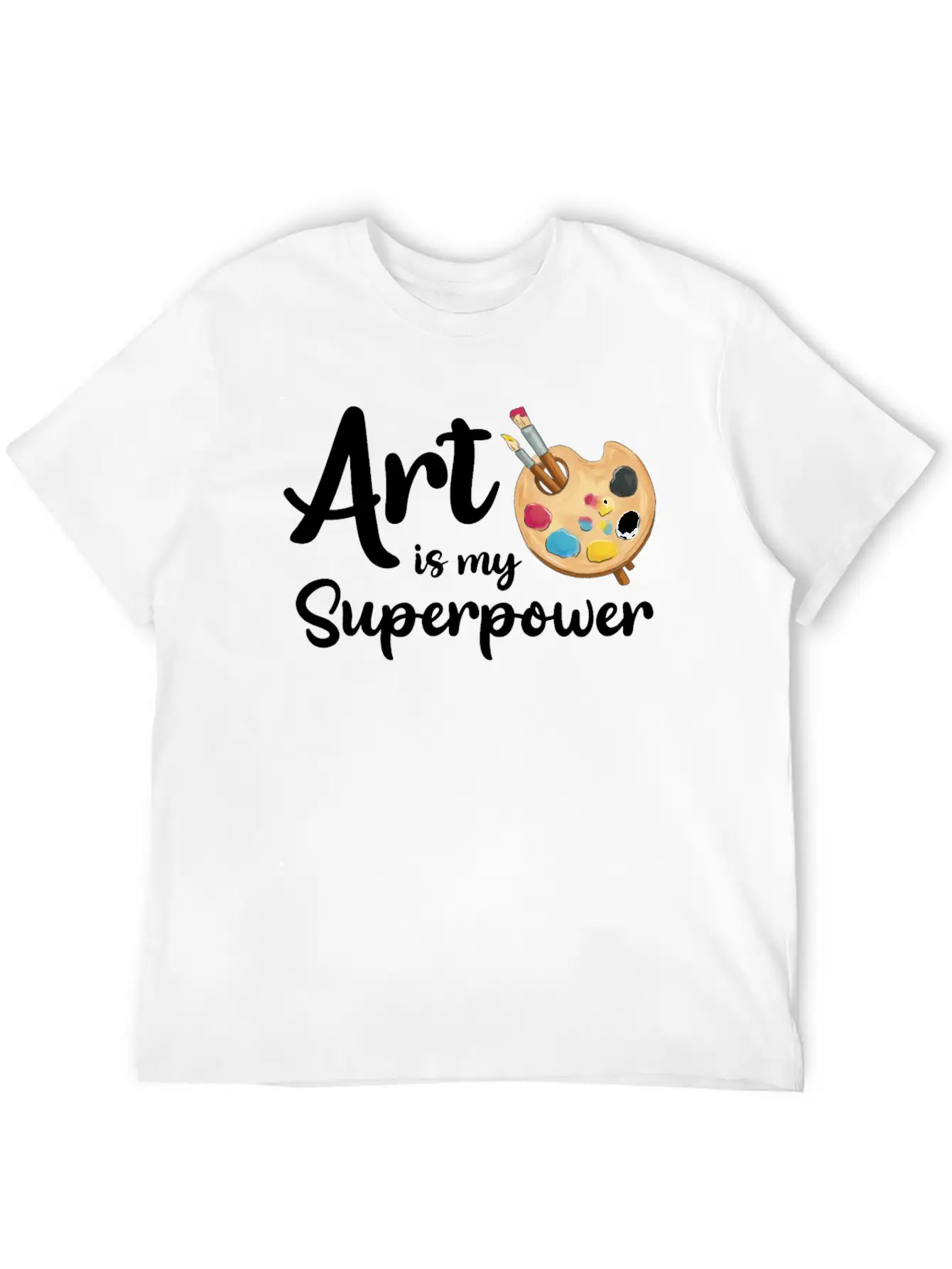 Art Is My Superpower Classic Cotton Tee – Unisex Comfort For Any Season