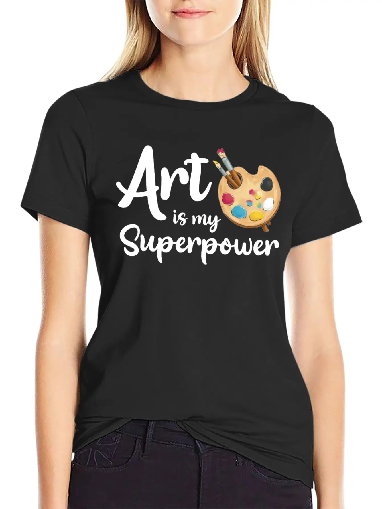 Art Is My Superpower Classic Cotton Tee – Unisex Comfort For Any Season