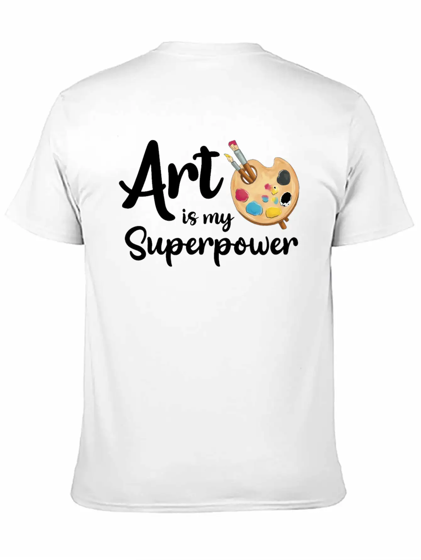 Art Is My Superpower Classic Cotton Tee – Unisex Comfort For Any Season