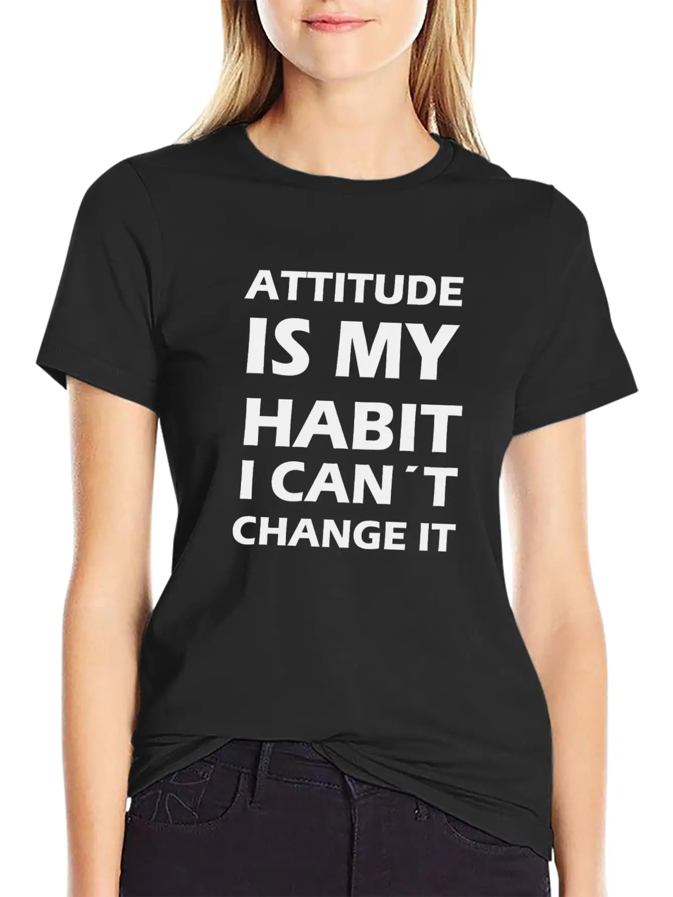 Attitude Is My Habit Classic Cotton Tee – Unisex Comfort For Any Season
