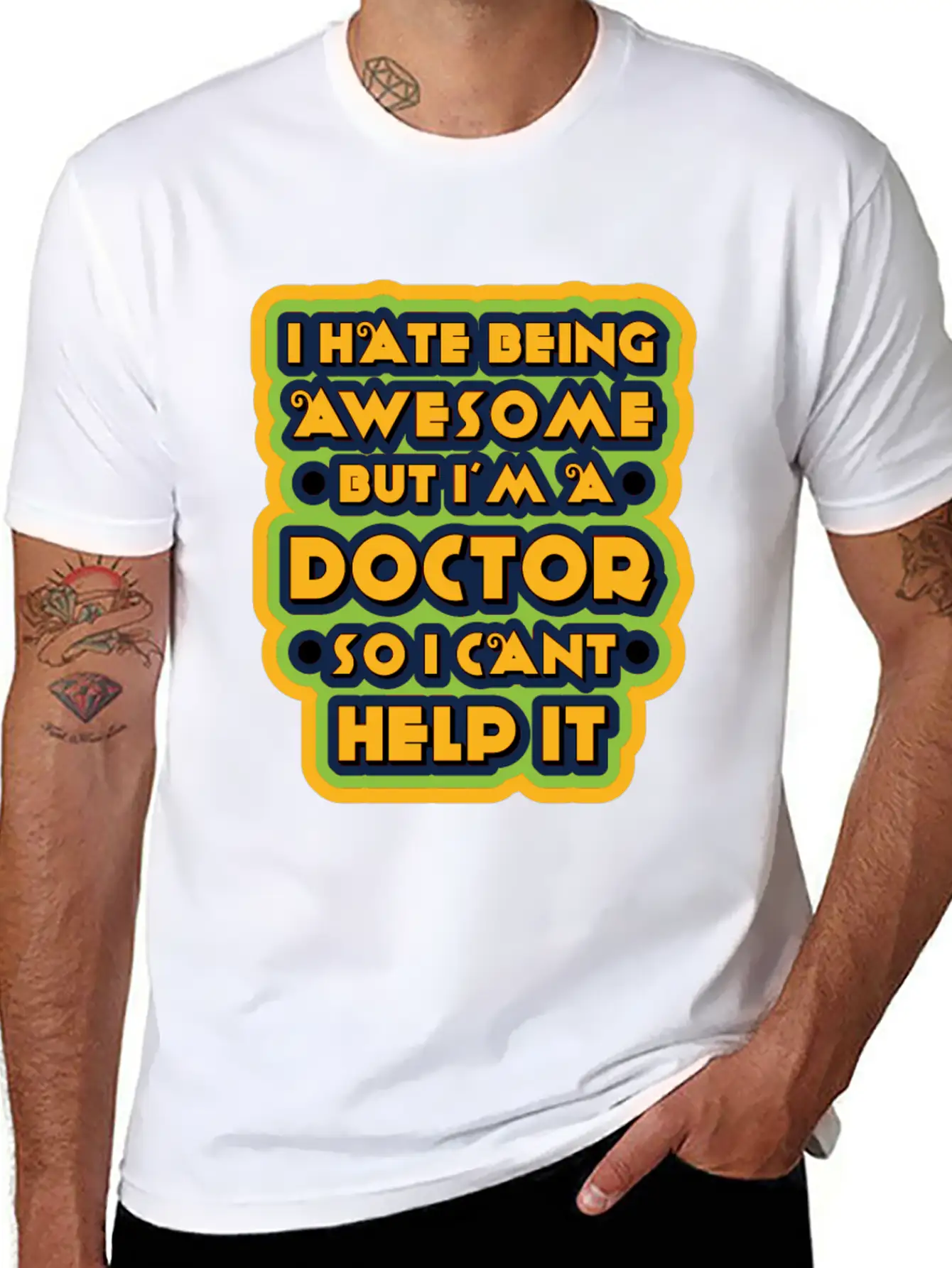 Awesome Doctor Hospital Worker Gift Classic Cotton Tee – Unisex Comfort For Any Season