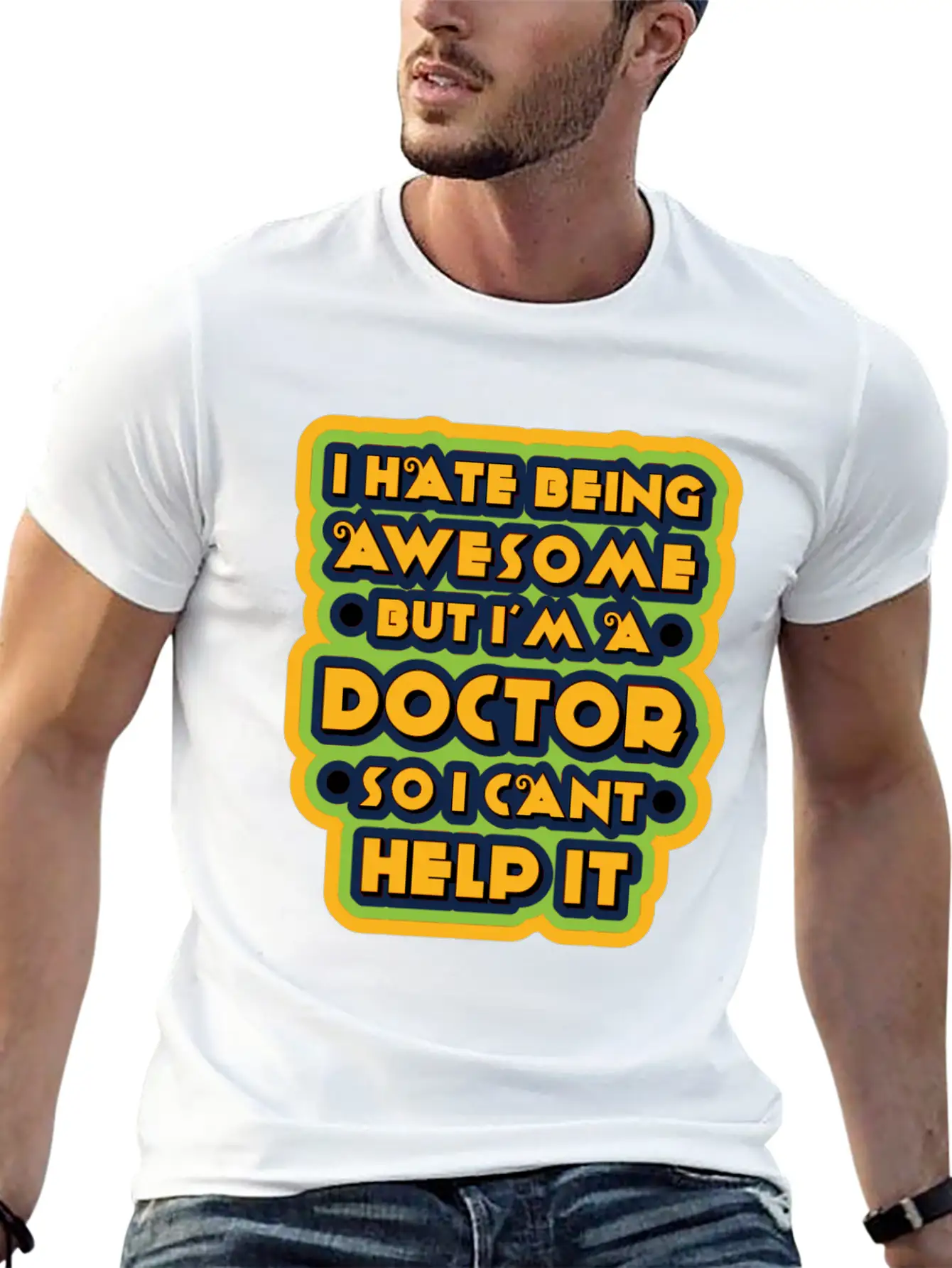 Awesome Doctor Hospital Worker Gift Classic Cotton Tee – Unisex Comfort For Any Season