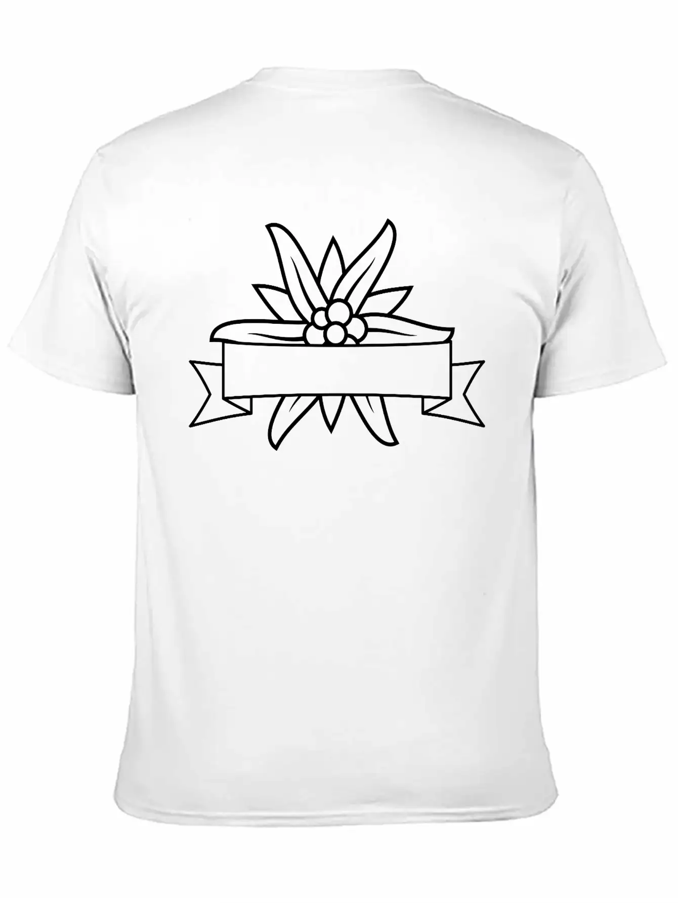 Banner Text Edelweiss Classic Cotton Tee – Unisex Comfort For Any Season