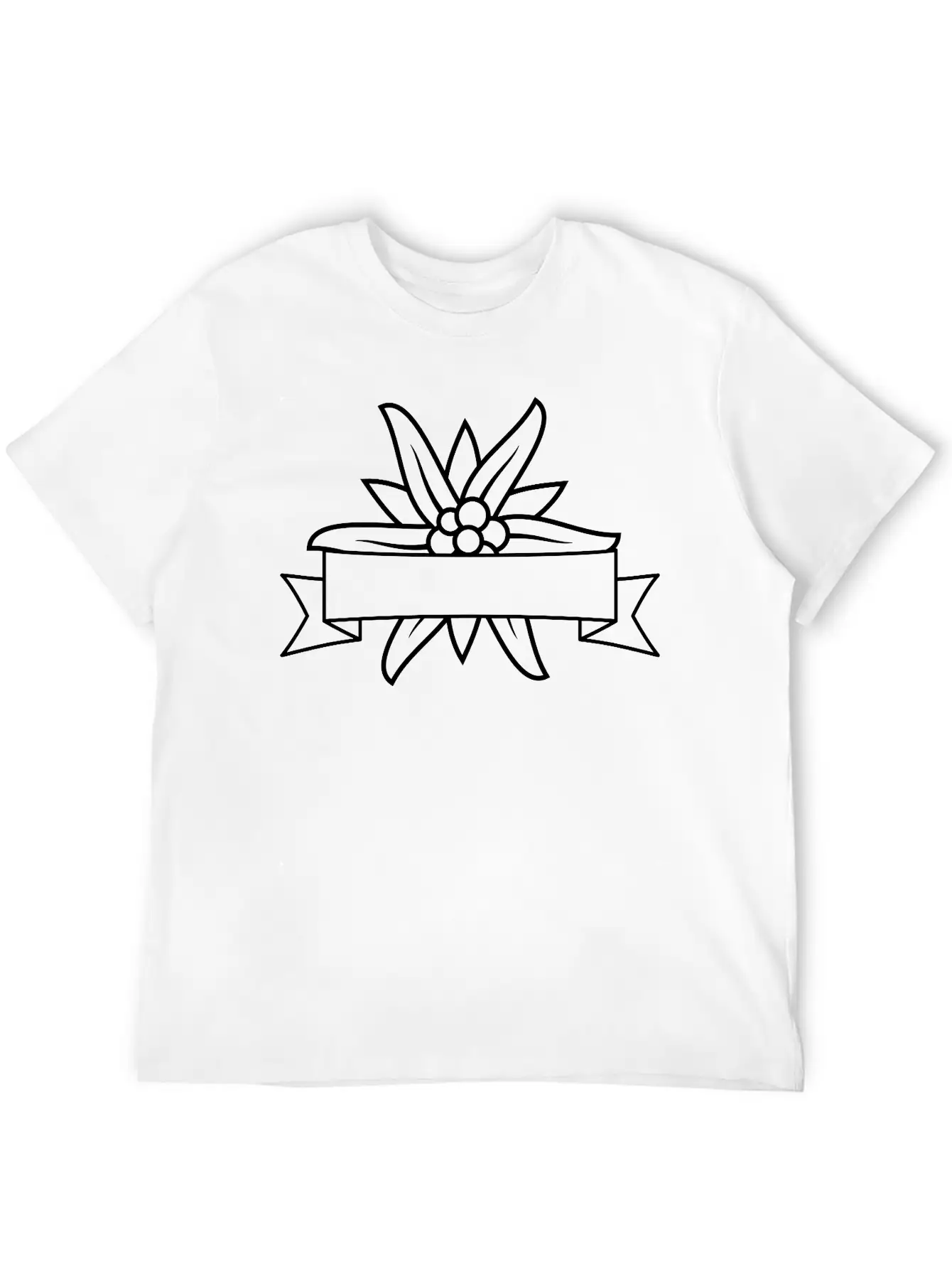 Banner Text Edelweiss Classic Cotton Tee – Unisex Comfort For Any Season