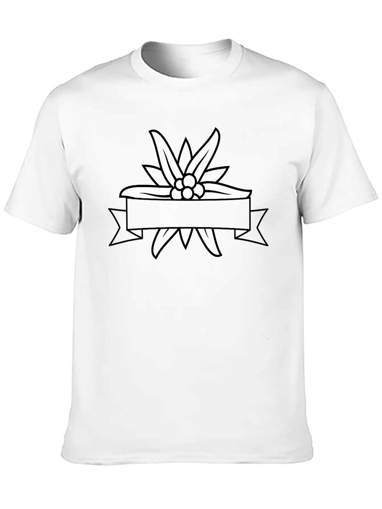 Banner Text Edelweiss Classic Cotton Tee – Unisex Comfort For Any Season