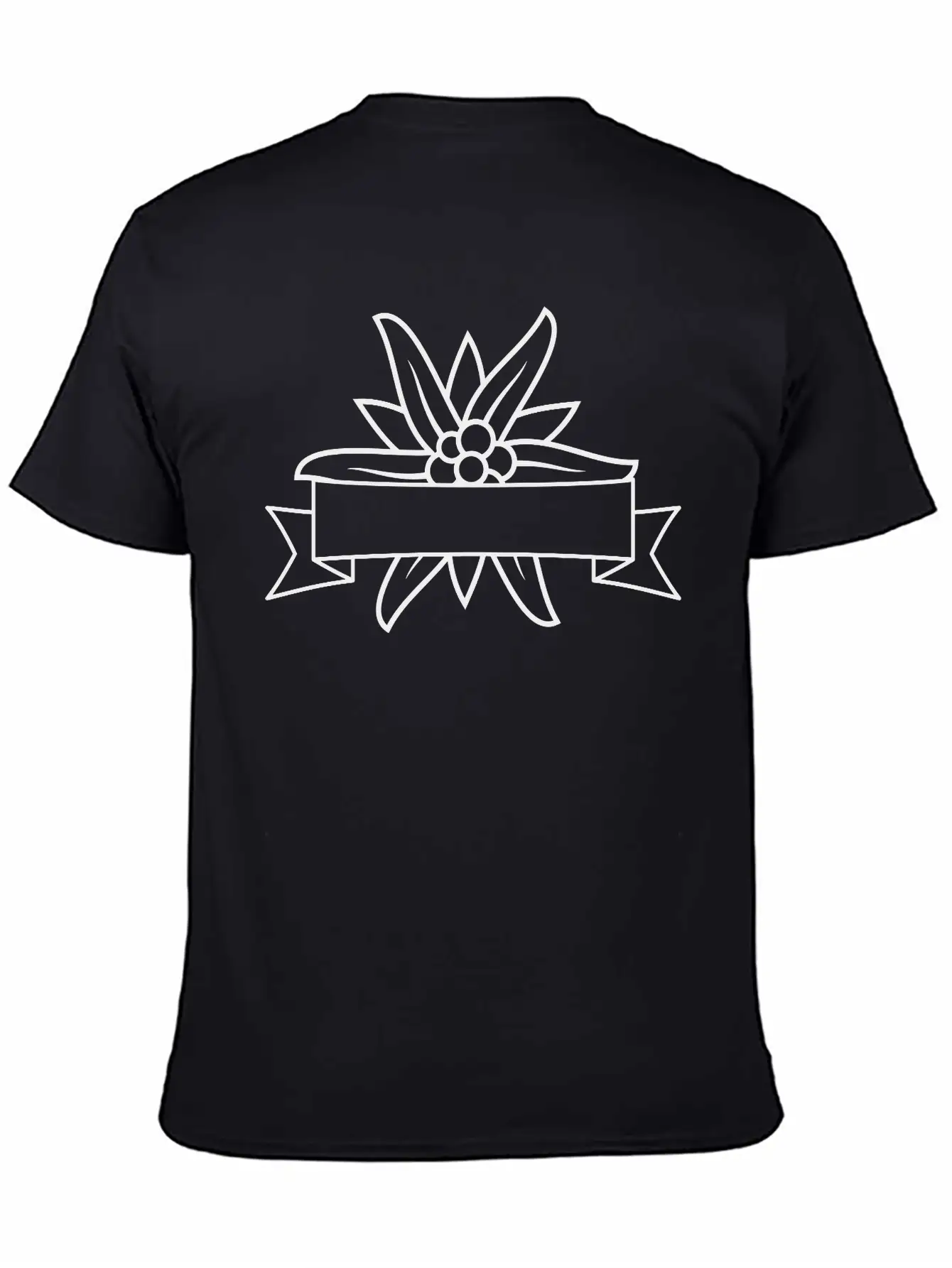 Banner Text Edelweiss Classic Cotton Tee – Unisex Comfort For Any Season