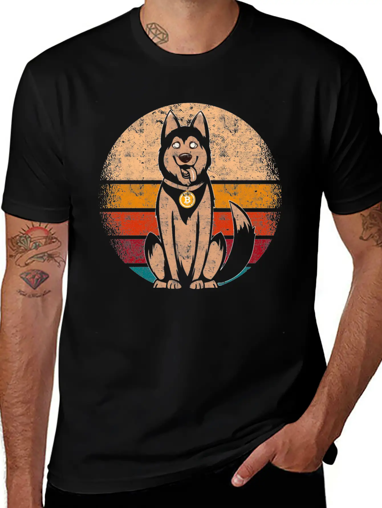Bitcoin Dog Classic Cotton Tee – Unisex Comfort For Any Season
