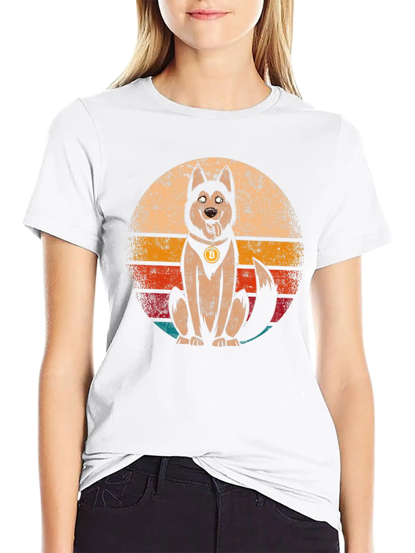 Bitcoin Dog Classic Cotton Tee – Unisex Comfort For Any Season