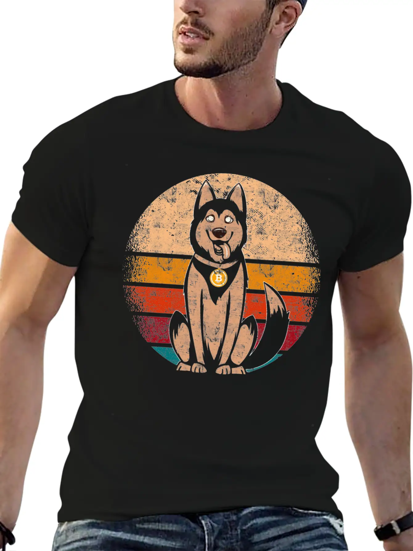 Bitcoin Dog Classic Cotton Tee – Unisex Comfort For Any Season