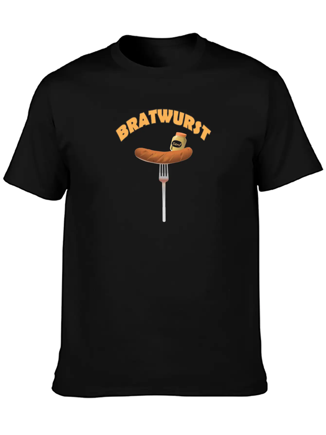 BRATWURST Classic Cotton Tee – Unisex Comfort For Any Season