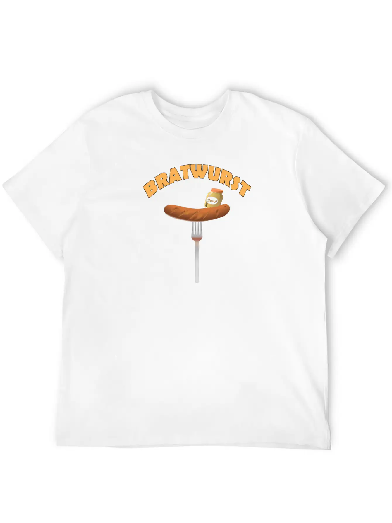 BRATWURST Classic Cotton Tee – Unisex Comfort For Any Season