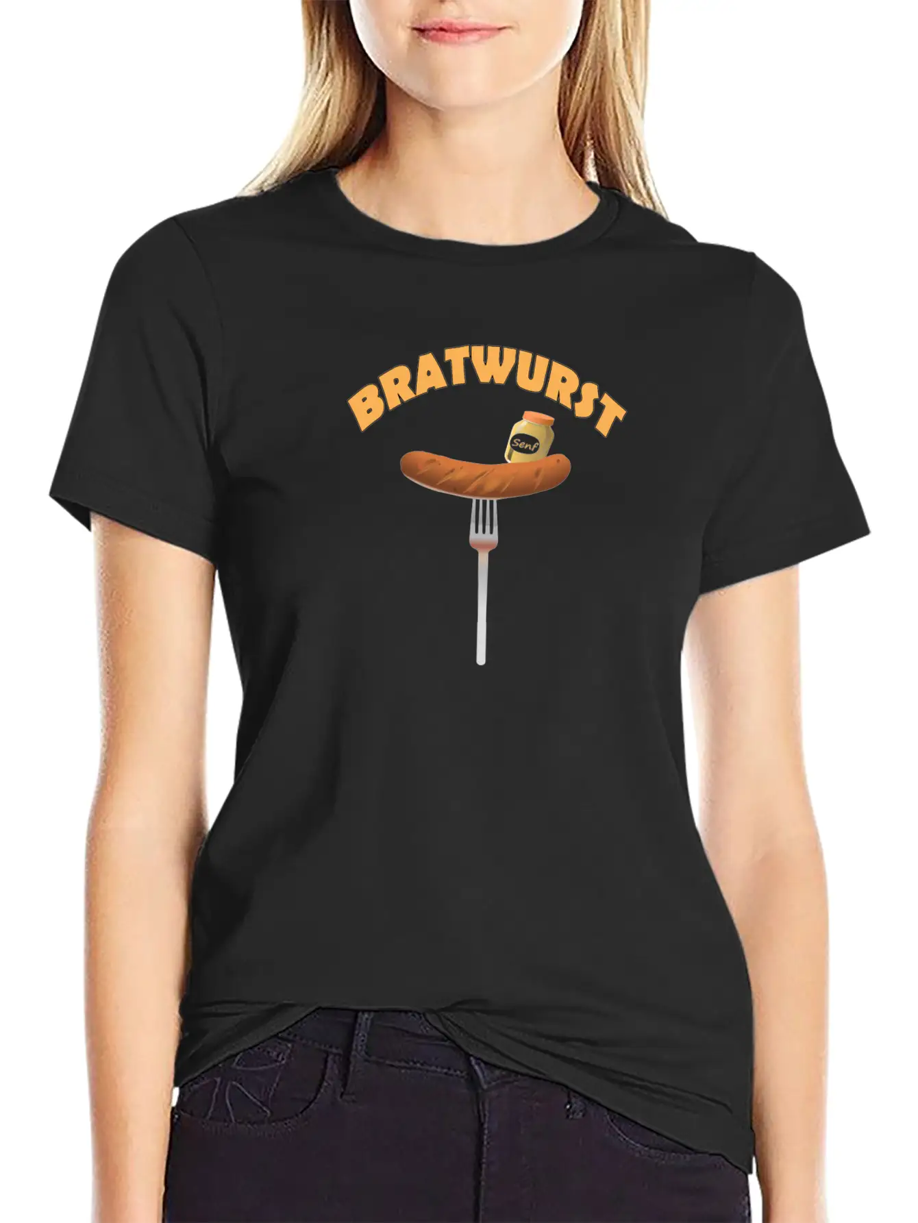 BRATWURST Classic Cotton Tee – Unisex Comfort For Any Season