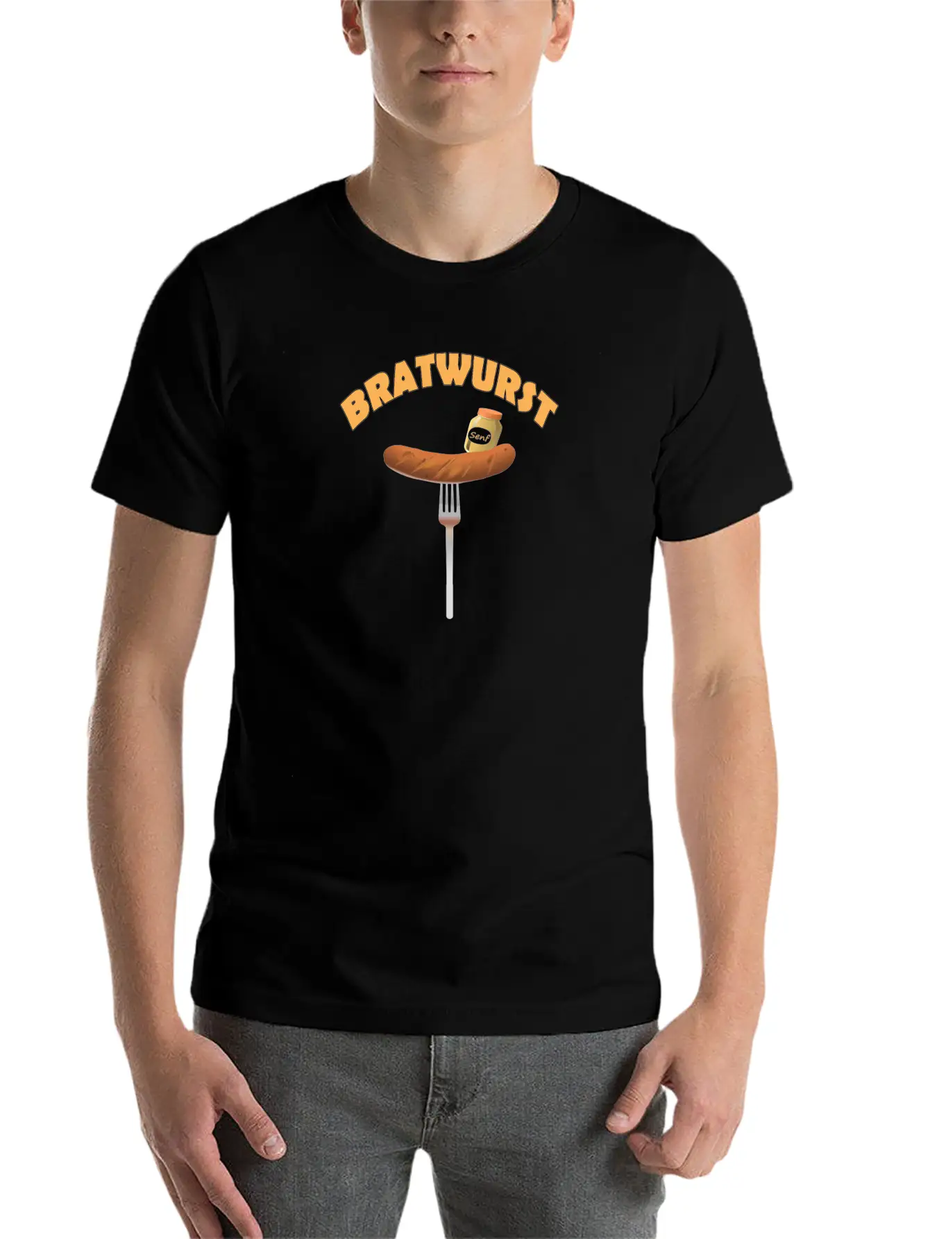 BRATWURST Classic Cotton Tee – Unisex Comfort For Any Season