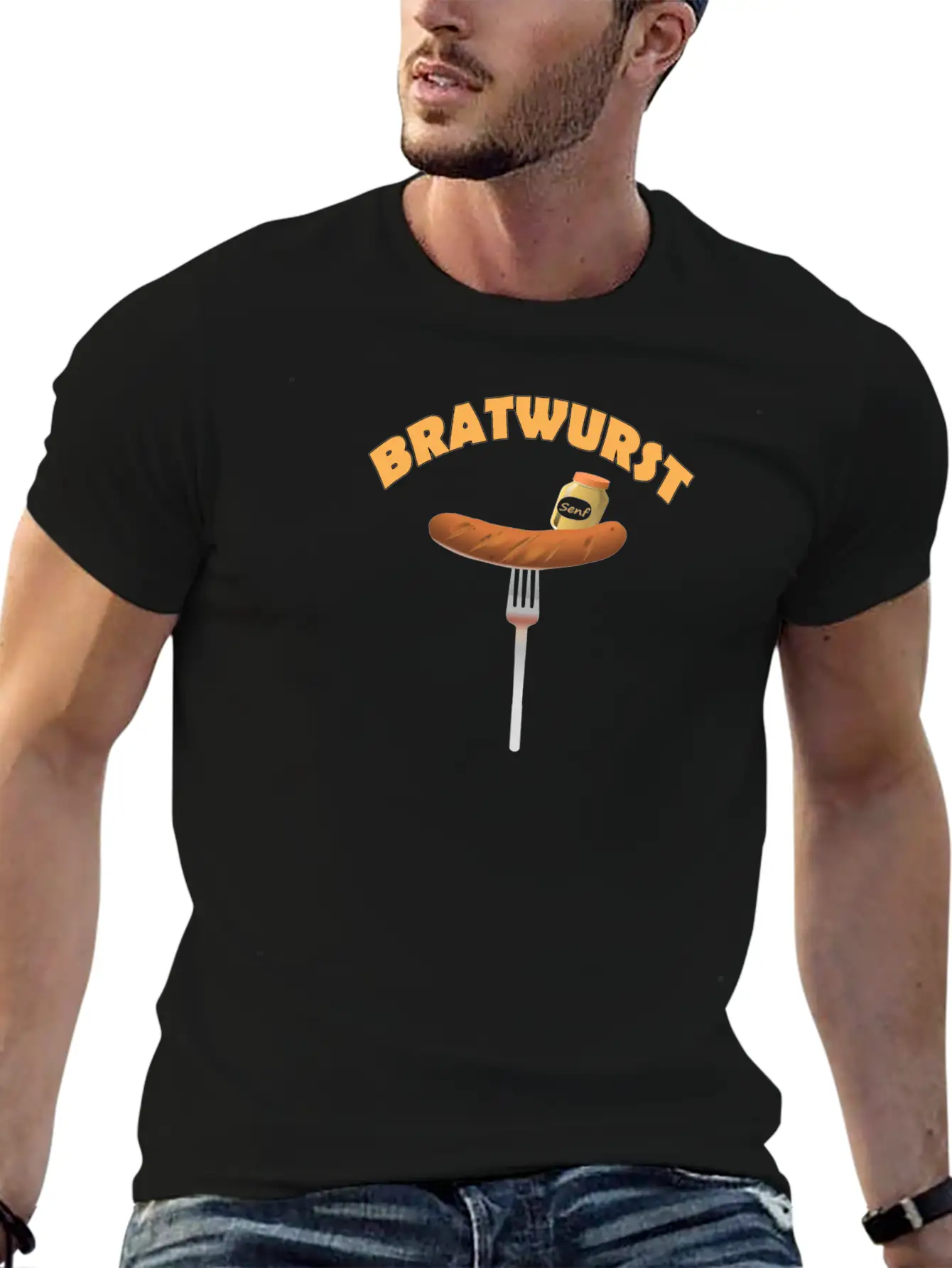 BRATWURST Classic Cotton Tee – Unisex Comfort For Any Season