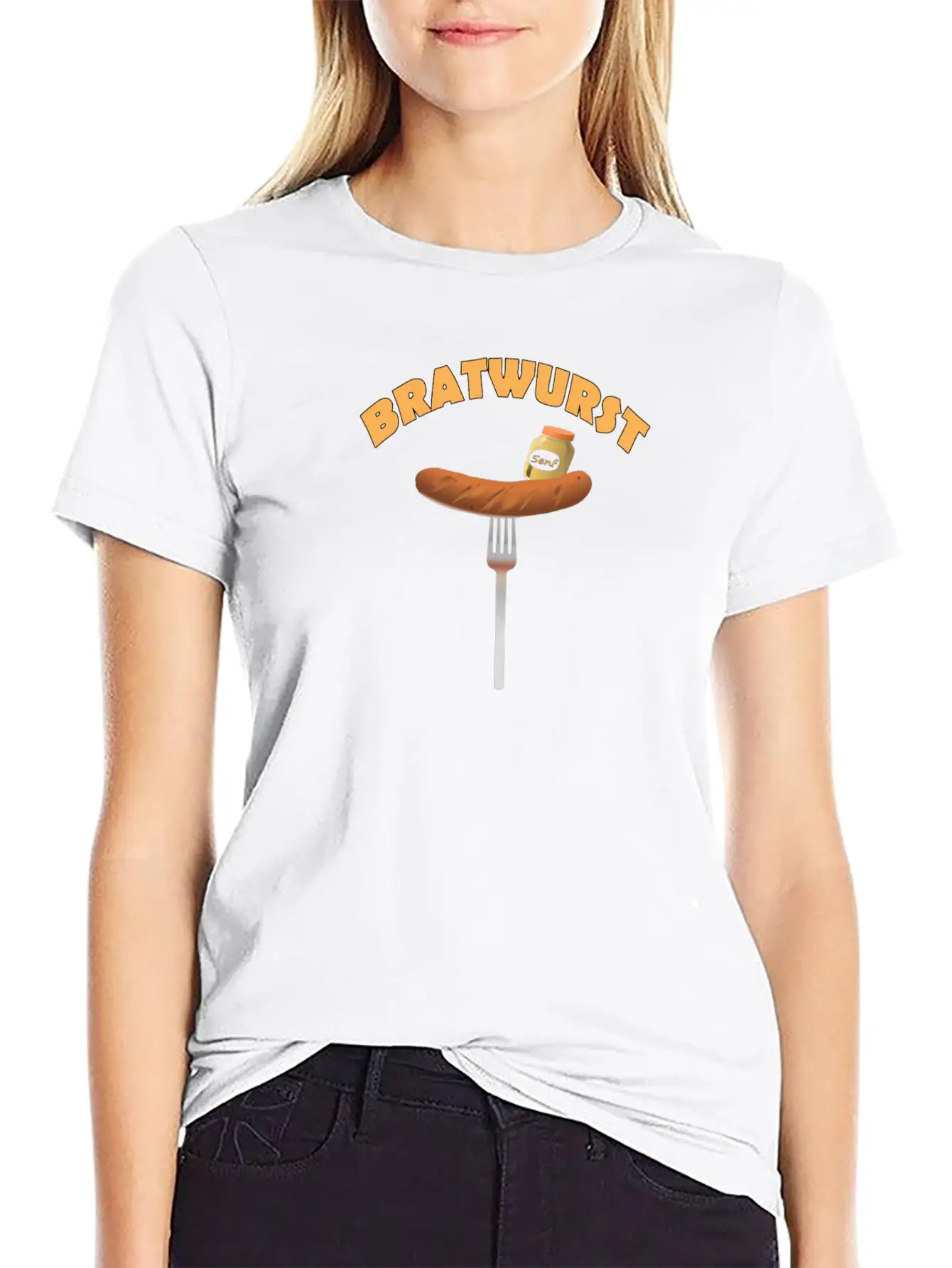 BRATWURST Classic Cotton Tee – Unisex Comfort For Any Season