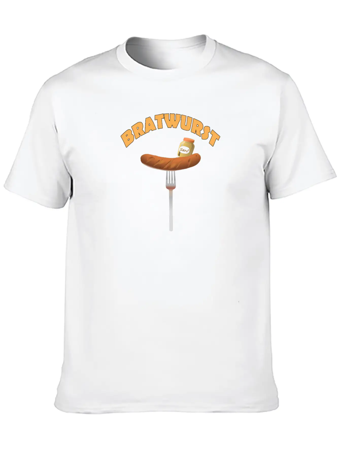 BRATWURST Classic Cotton Tee – Unisex Comfort For Any Season
