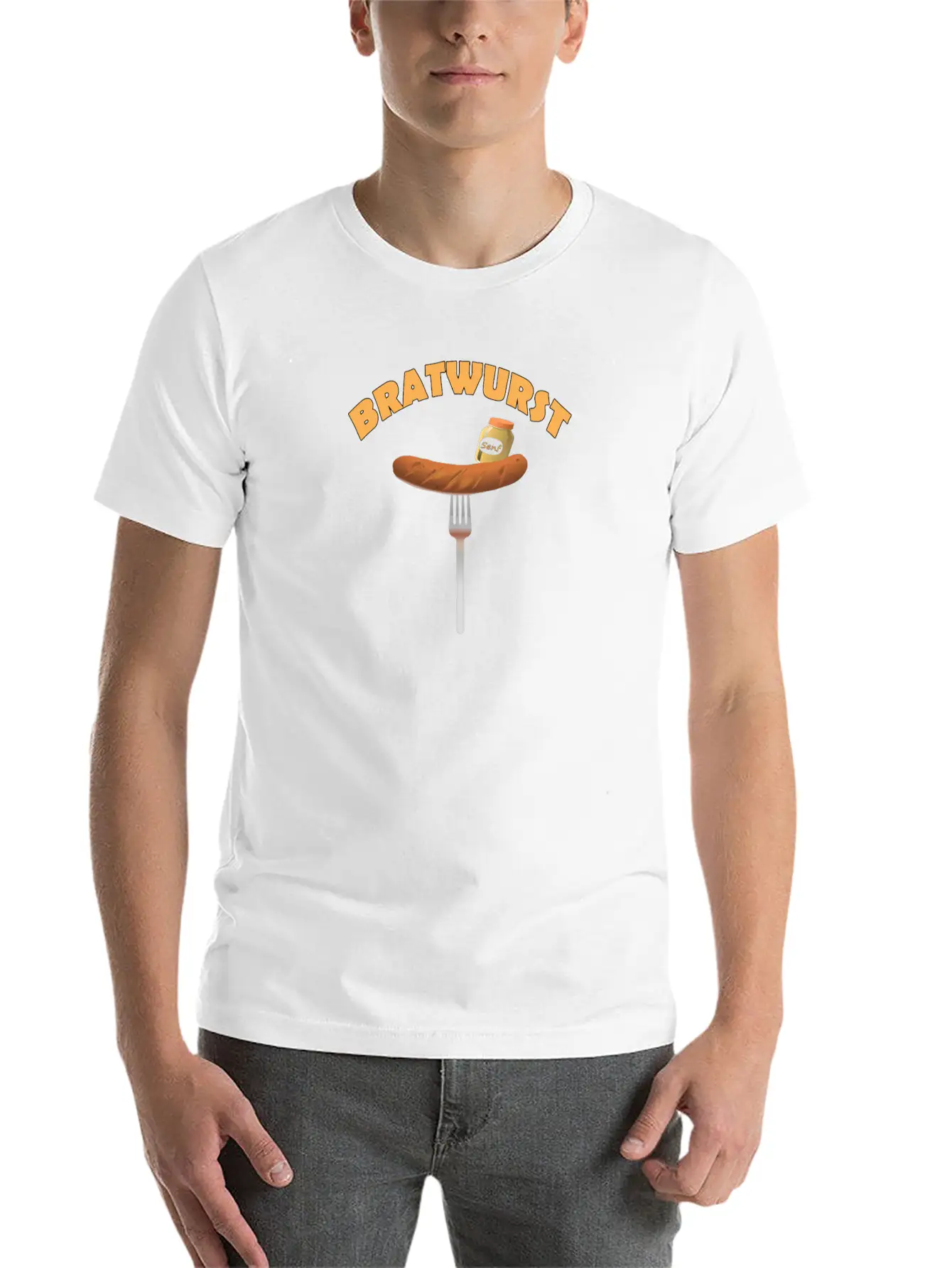 BRATWURST Classic Cotton Tee – Unisex Comfort For Any Season