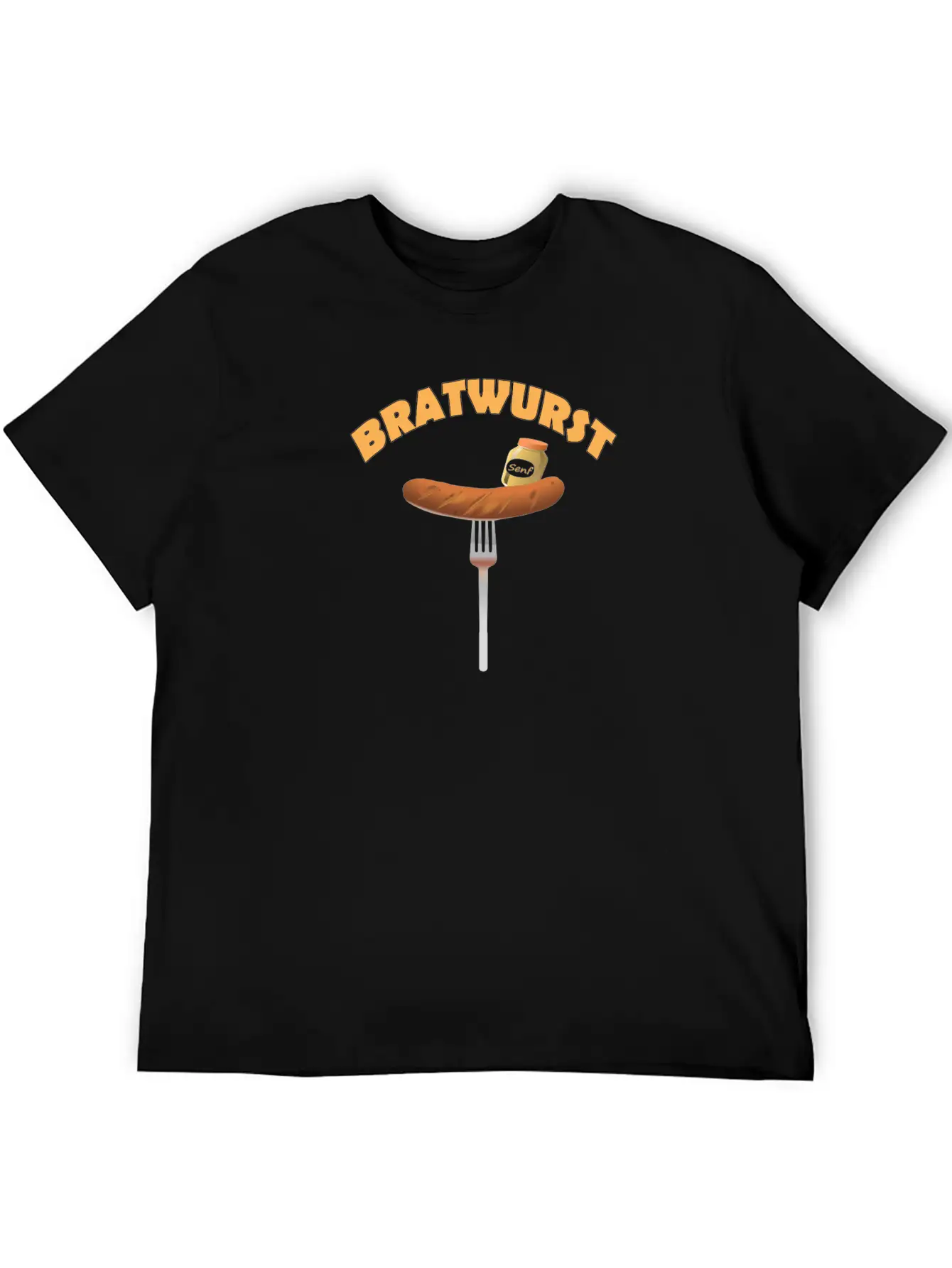 BRATWURST Classic Cotton Tee – Unisex Comfort For Any Season