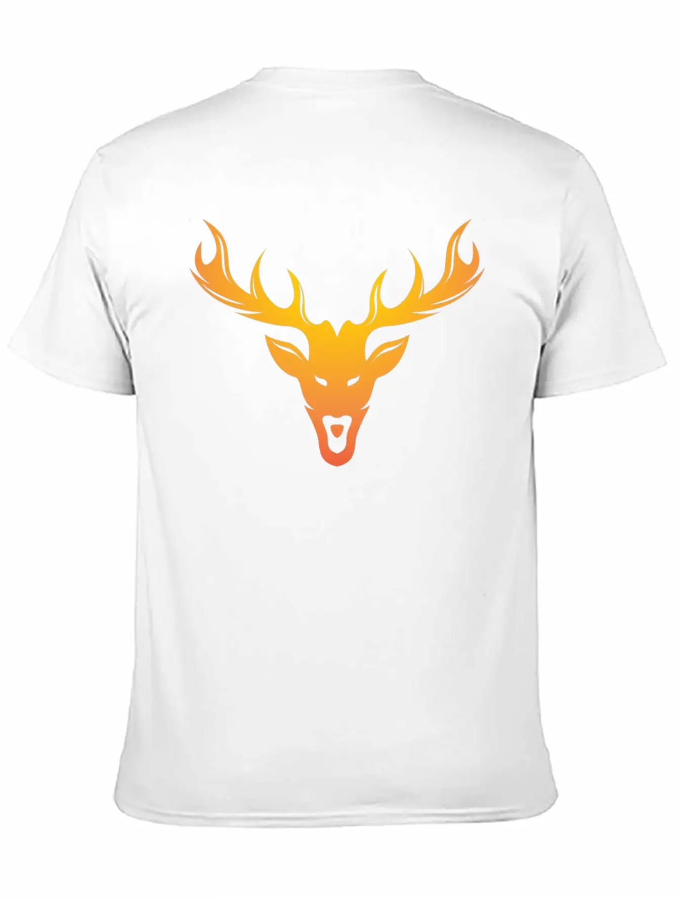 Burning Horns Deer Stylish Bold T Shirt 1 Casual Graphic T-Shirt – Simple And Comfortable Daily Wear