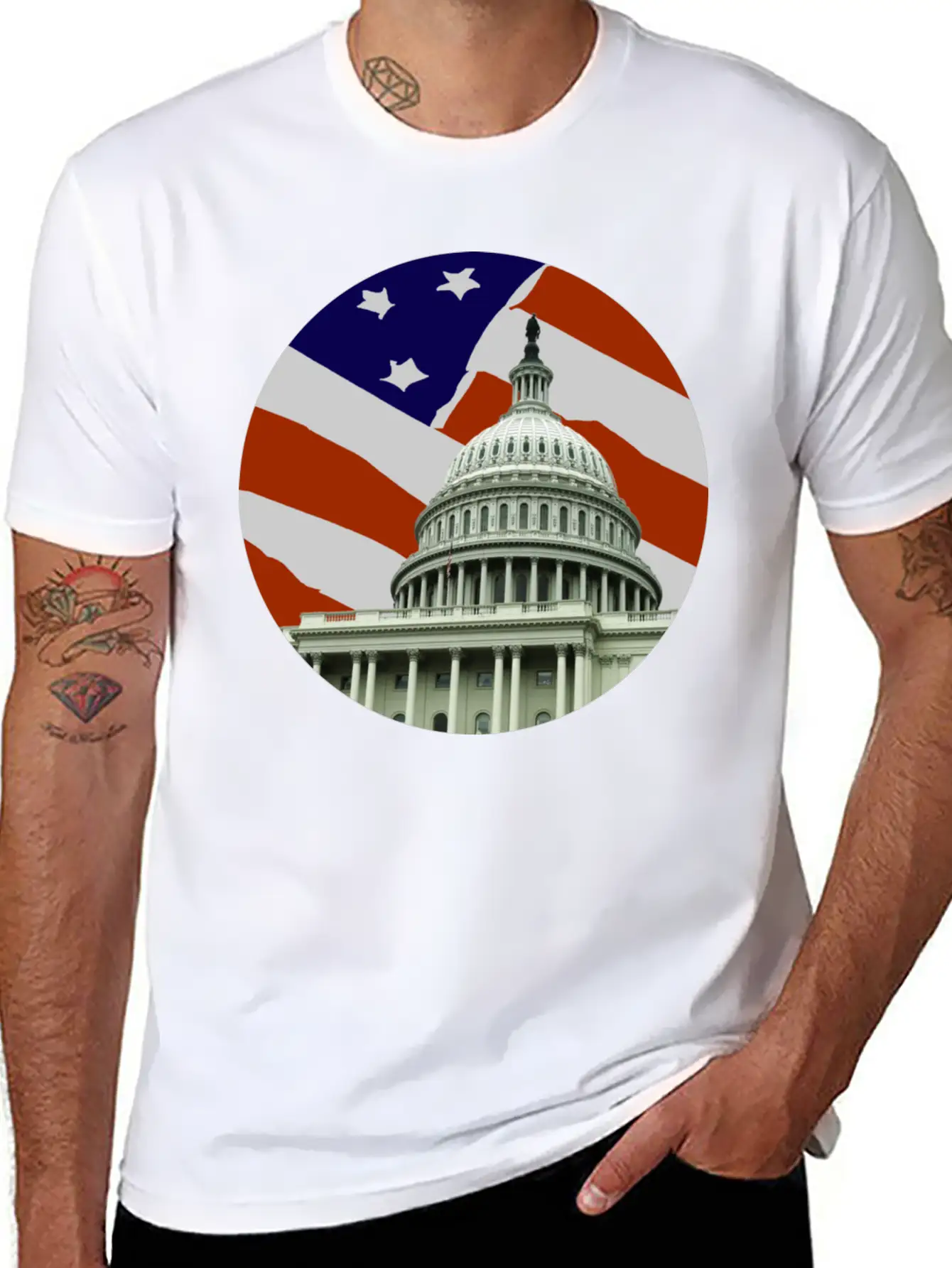 Capitol Hill Classic Cotton Tee – Unisex Comfort For Any Season
