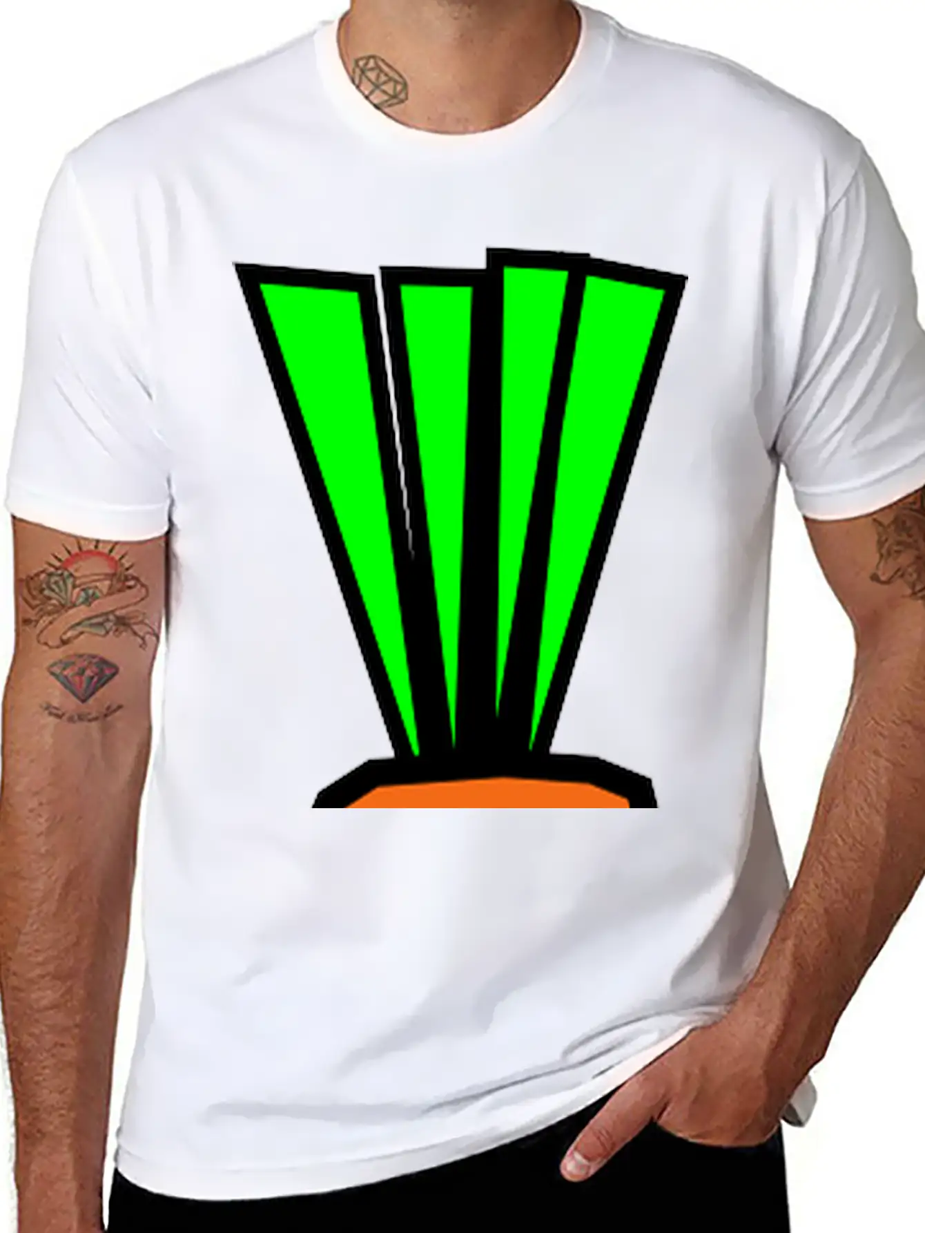 Carrot Casual Graphic T-Shirt – Simple And Comfortable Daily Wear