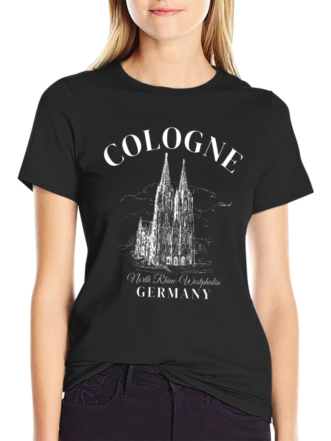 Cologne Germany Retro Essential Unisex Summer Tee – Soft Cotton Casual Fit