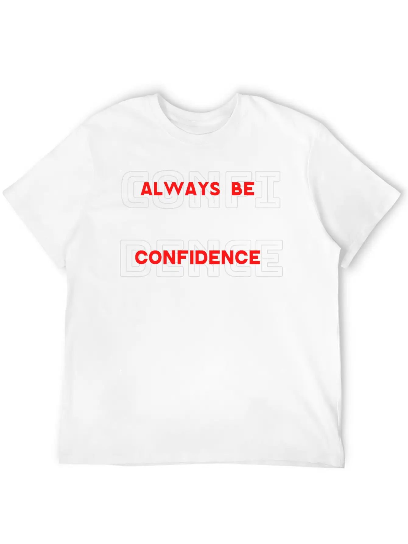 Confidence Classic Cotton Tee – Unisex Comfort For Any Season